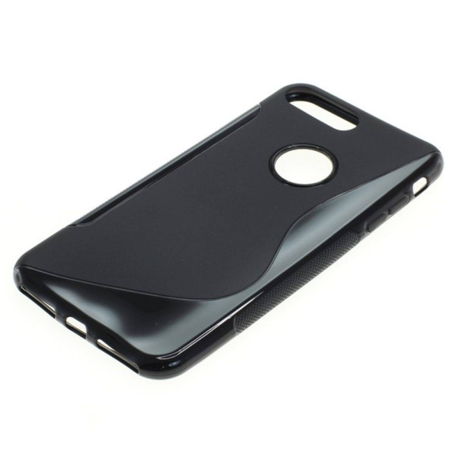 Apple iPhone 7 Plus / 8 Plus Handyhülle Backcover Schwarz