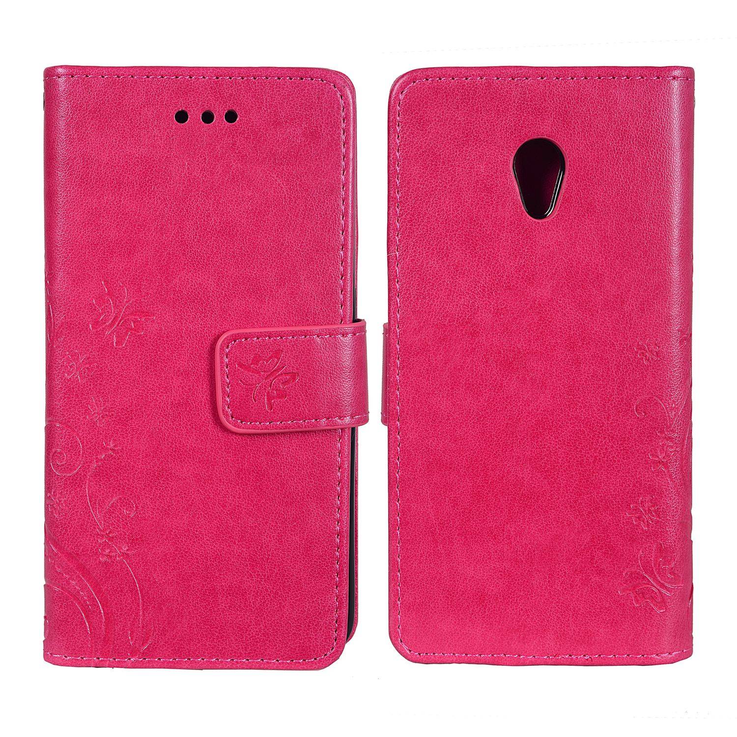 ZTE Blade V7 Handyhülle Bookcover Rosa