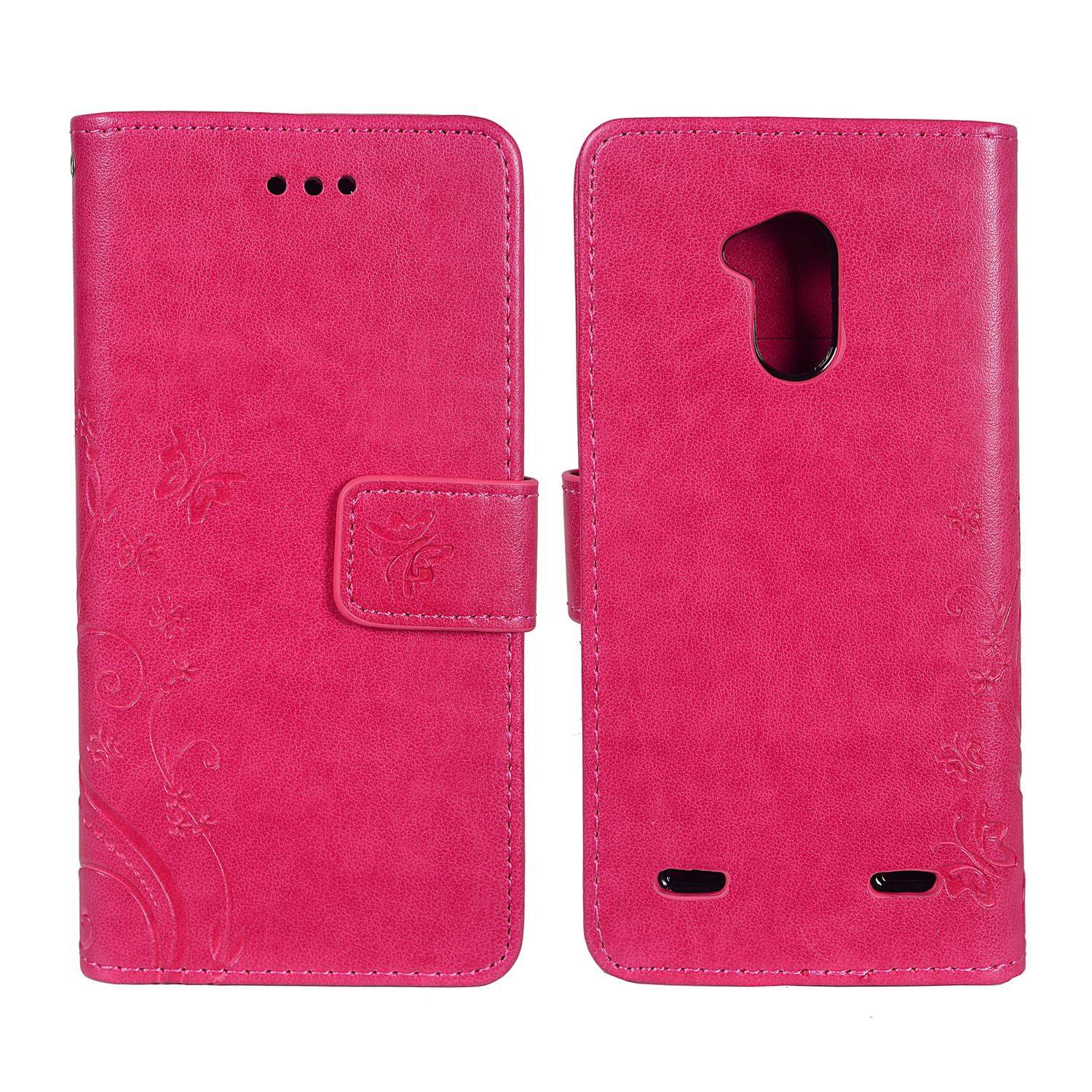 ZTE Blade V7 Lite Handyhülle Bookcover Rosa