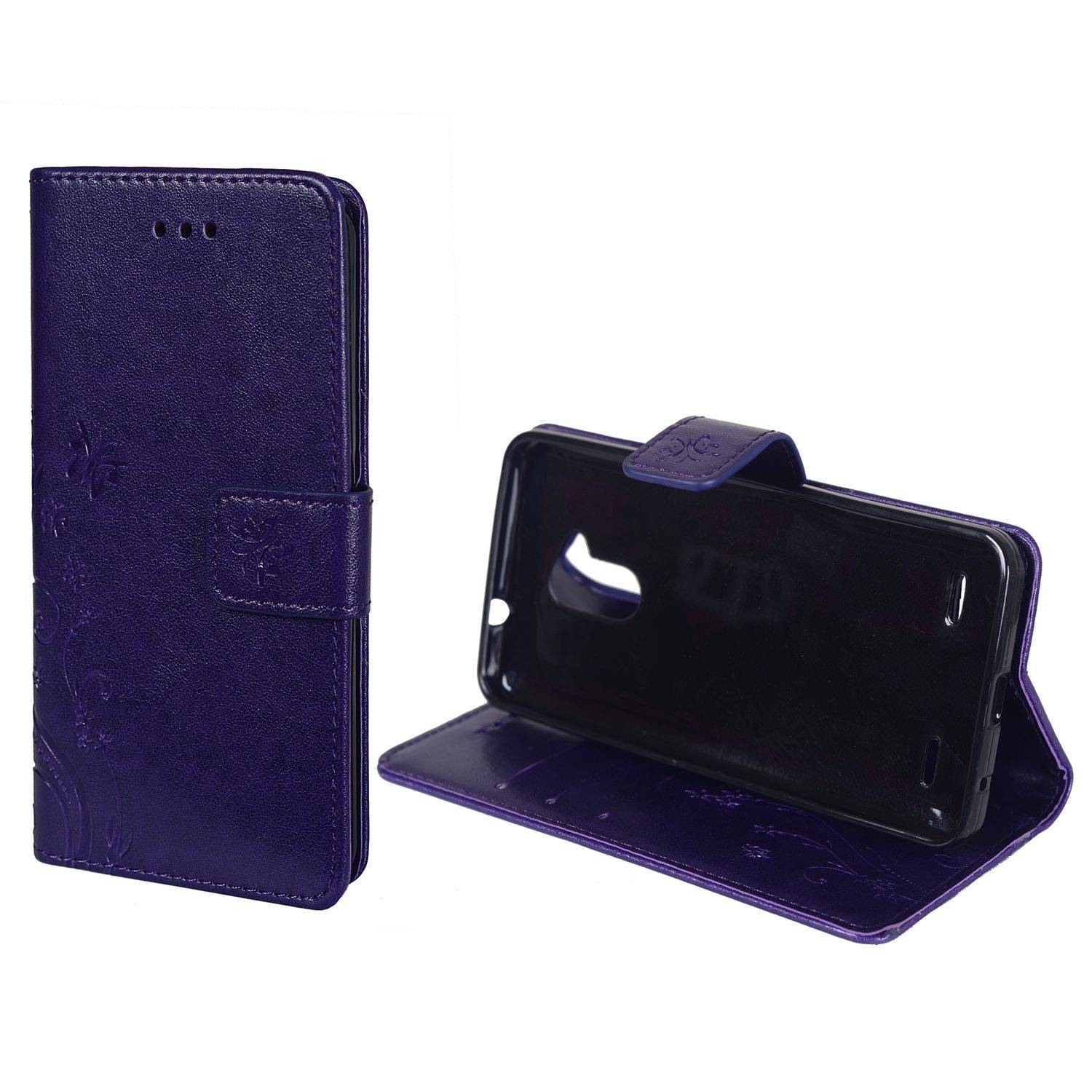 ZTE Blade V7 Lite Handyhülle Bookcover Violett