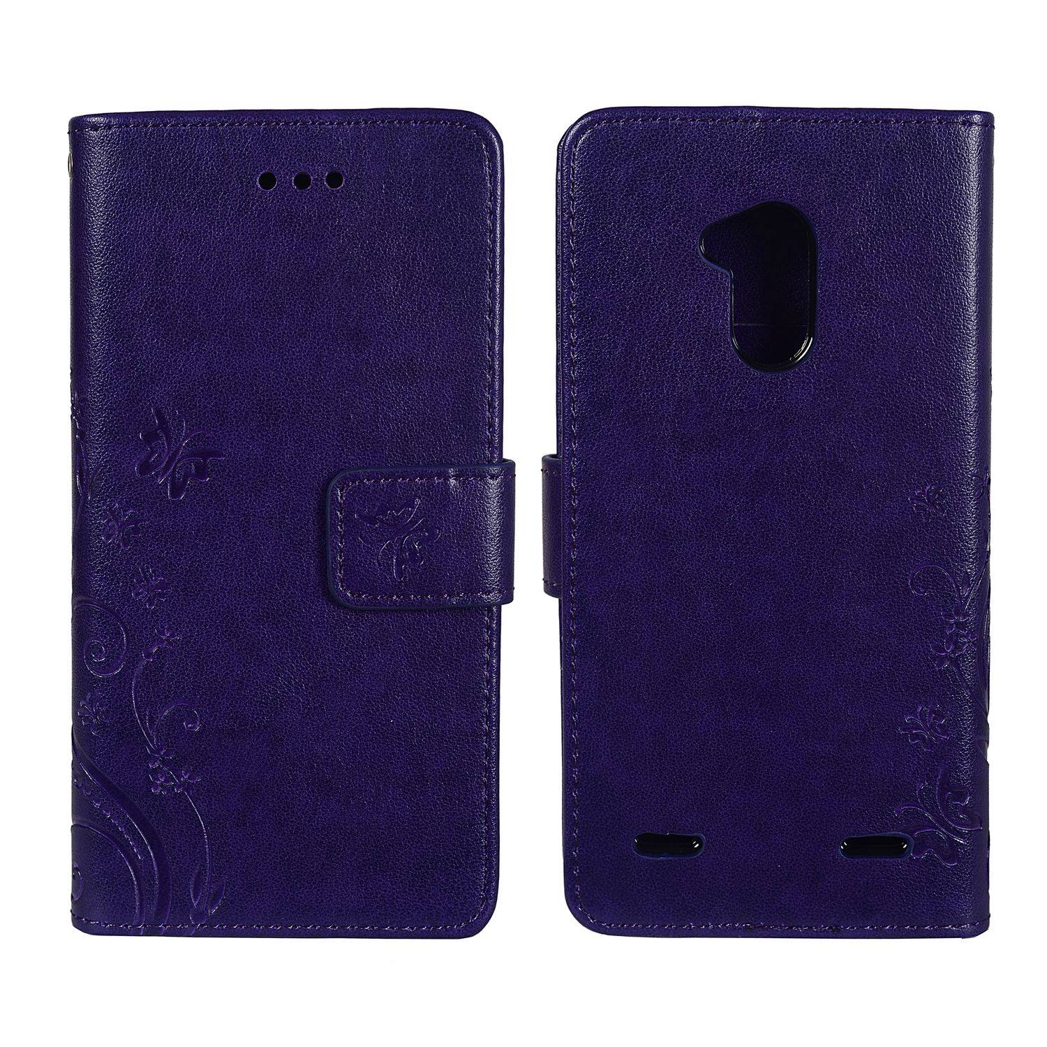 ZTE Blade V7 Lite Handyhülle Bookcover Violett