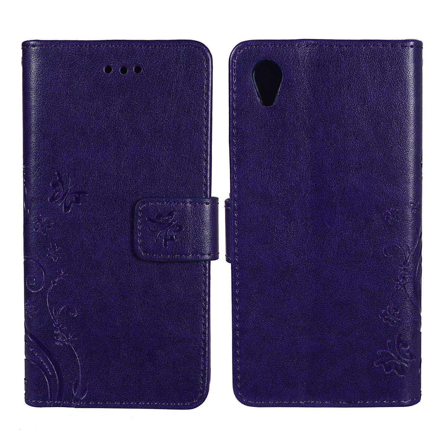 Sony Xperia XA Handyhülle Bookcover Violett