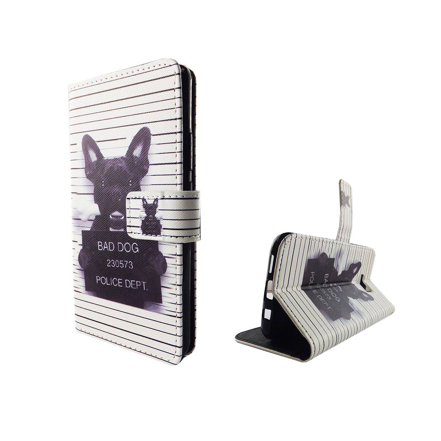 Samsung Galaxy S6 Edge Handyhülle Bookcover Weiß