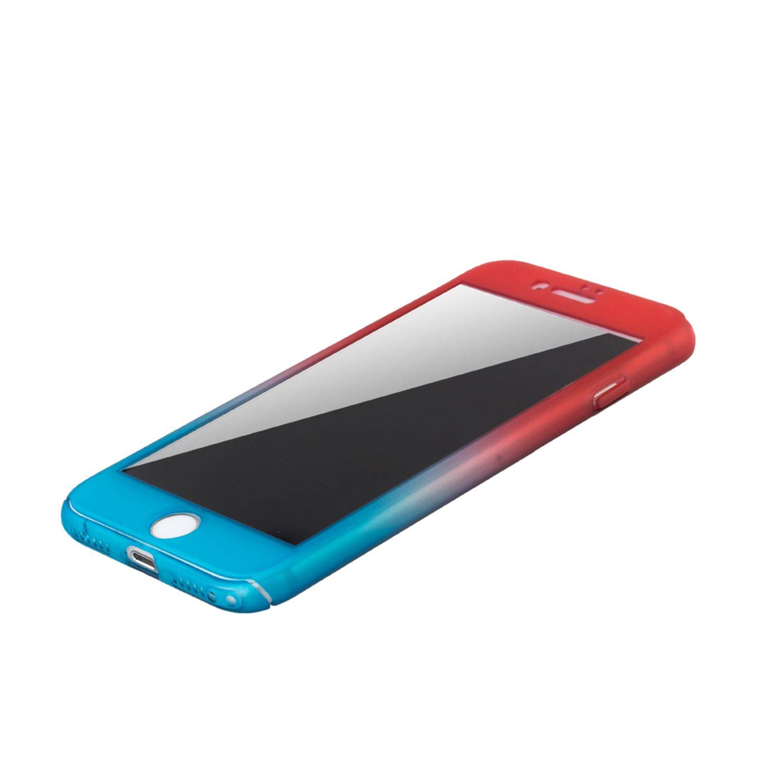 Apple iPhone 6 / 6s Plus Handyhülle 360 Grad Schutz Full Cover Mehrfarbig