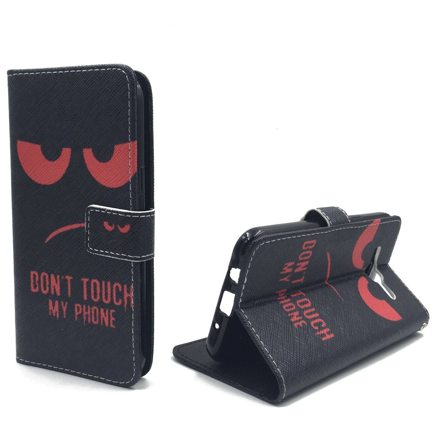 Samsung Galaxy J5 (2015) Handyhülle Bookcover Schwarz