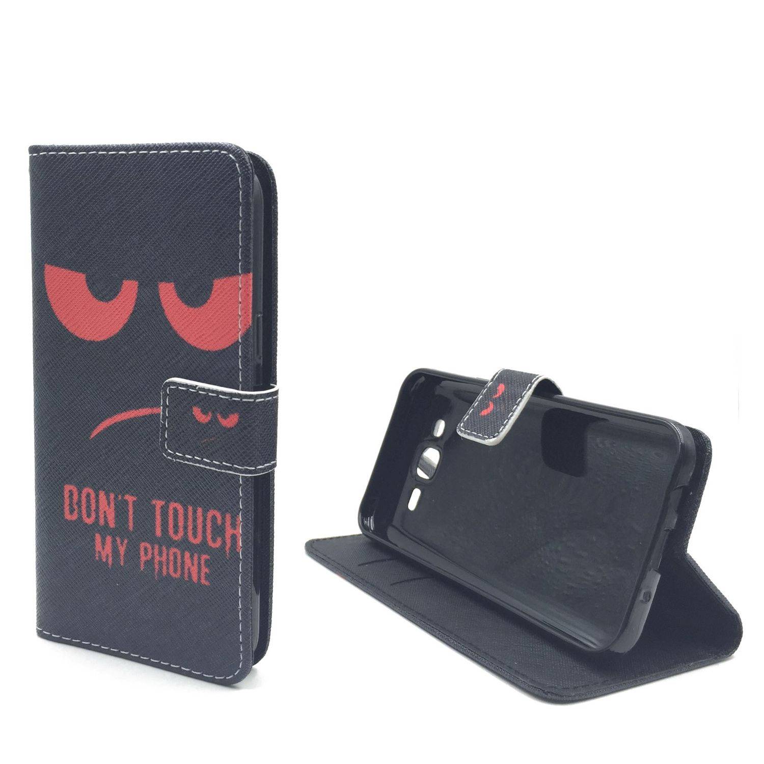 Samsung Galaxy J5 (2015) Handyhülle Bookcover Schwarz