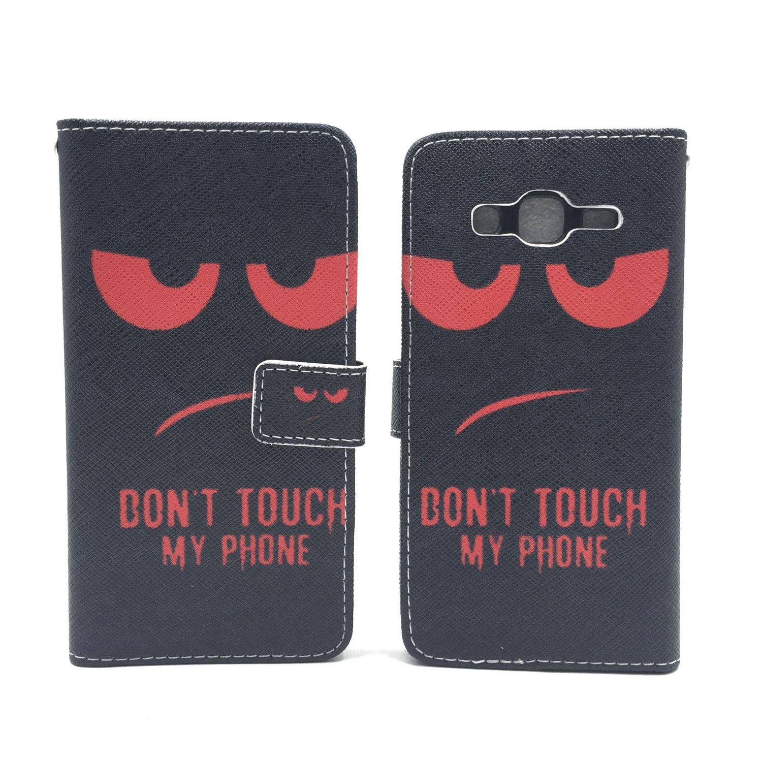 Samsung Galaxy J5 (2015) Handyhülle Bookcover Schwarz