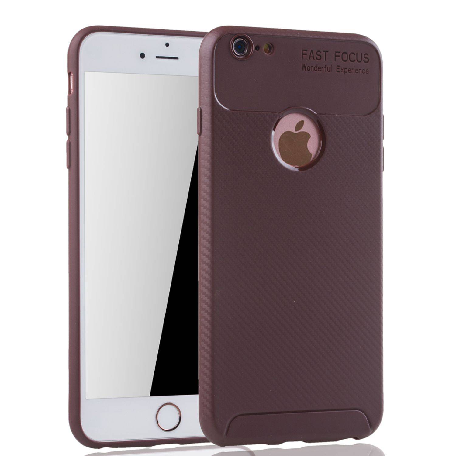 Apple IPhone 6 Plus / 6s Plus Handyhülle Backcover Braun