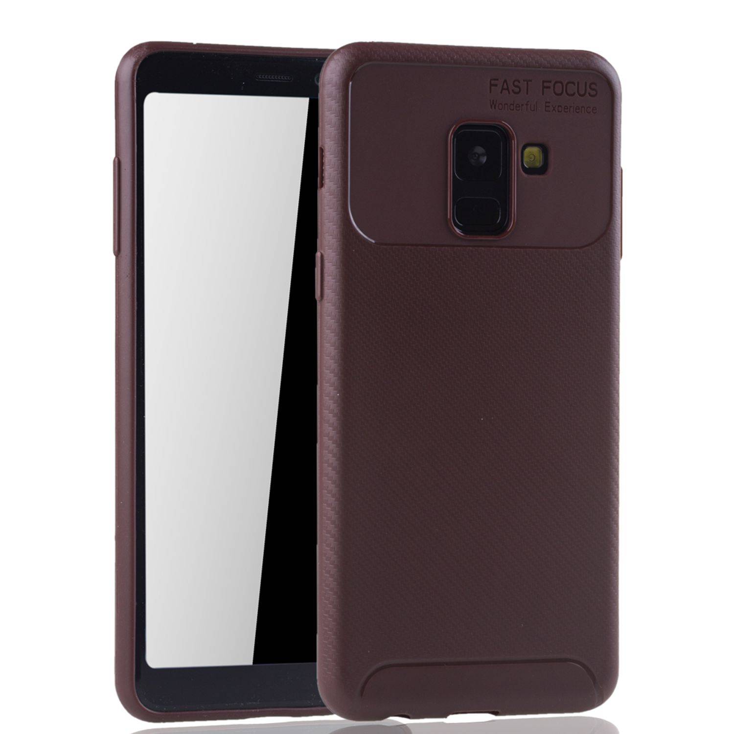 Samsung Galaxy A8 (2018) Handyhülle Backcover Braun
