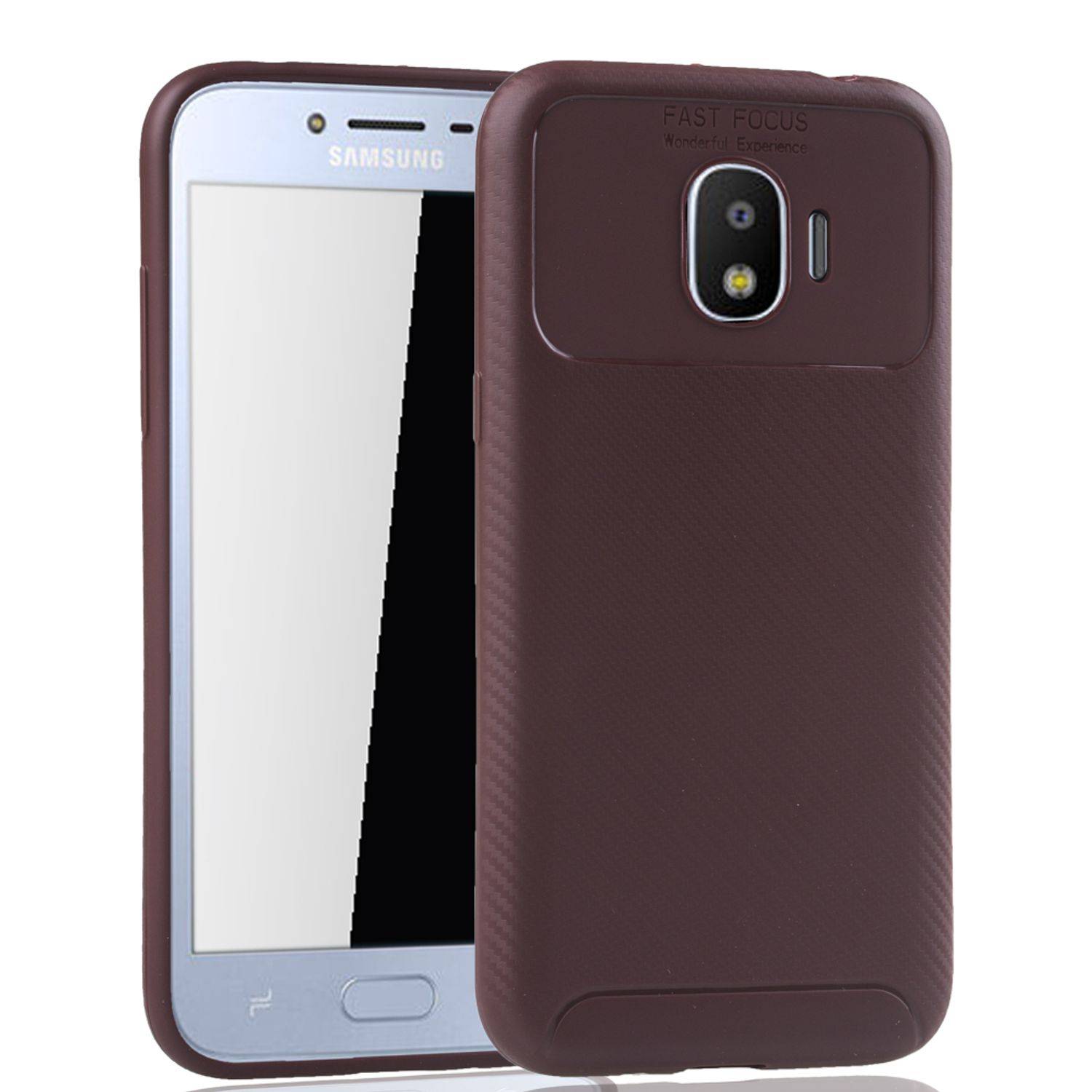 Samsung Galaxy J2 Pro Handyhülle Backcover Braun