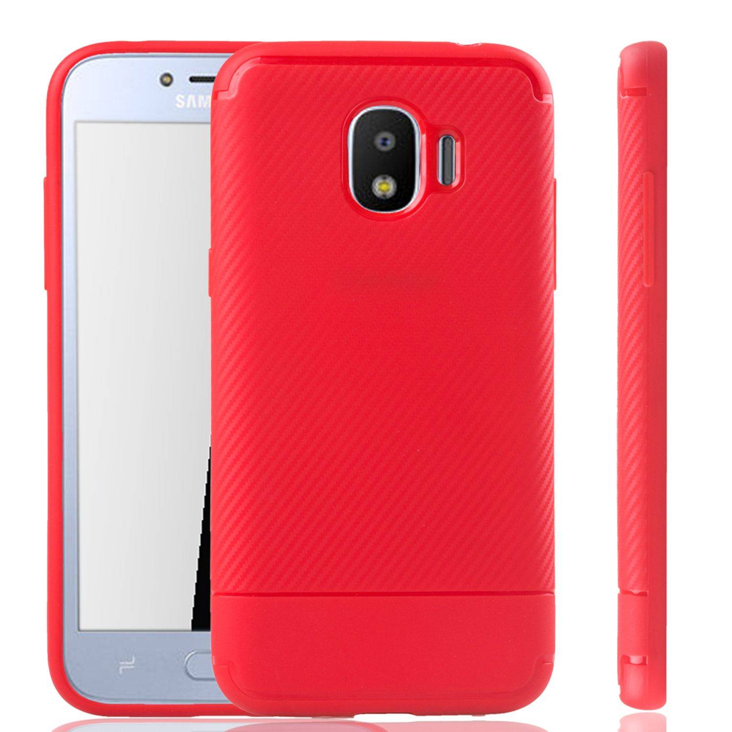 Samsung Galaxy J2 Pro Handyhülle Backcover Braun