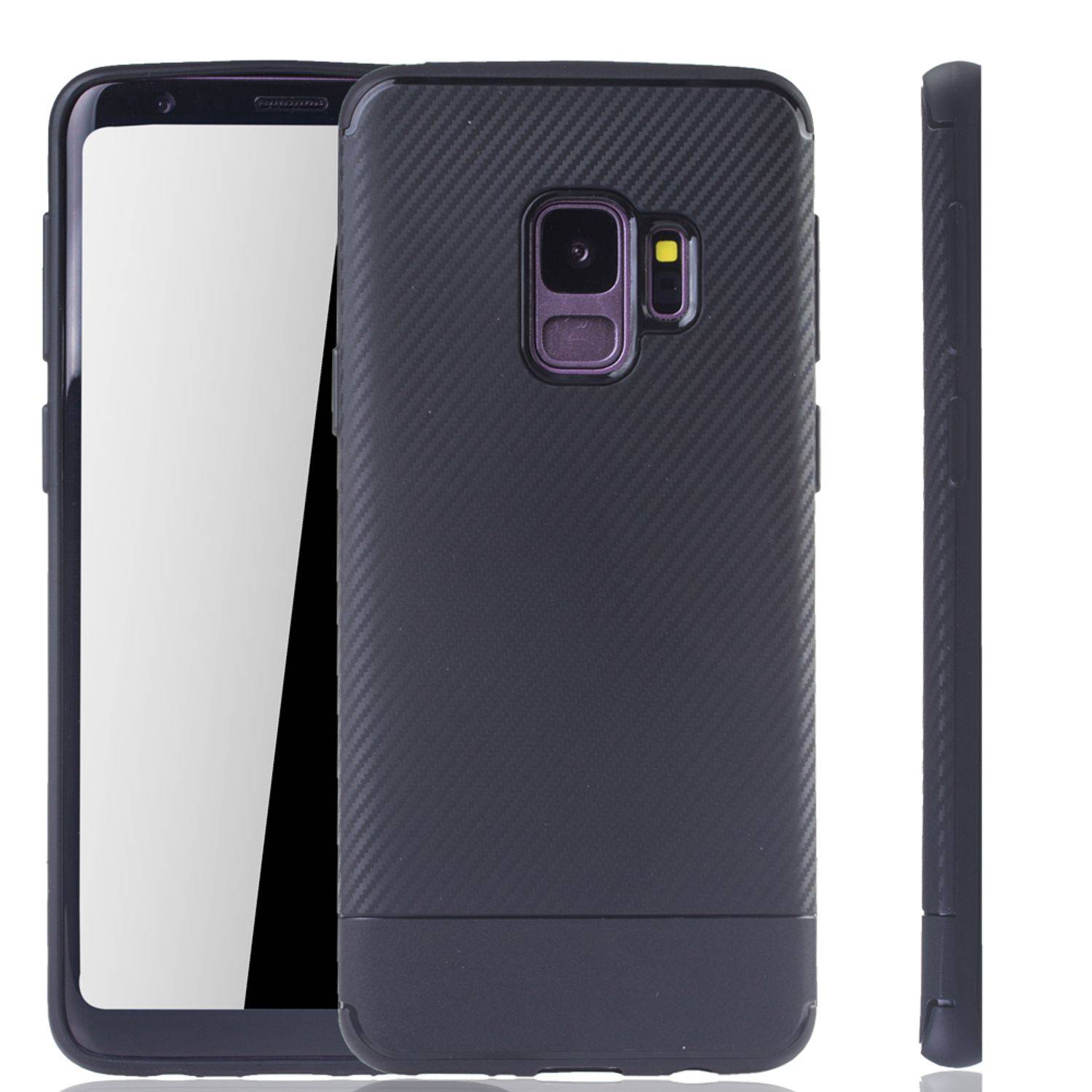 Samsung Galaxy S9 Handyhülle Backcover Schwarz
