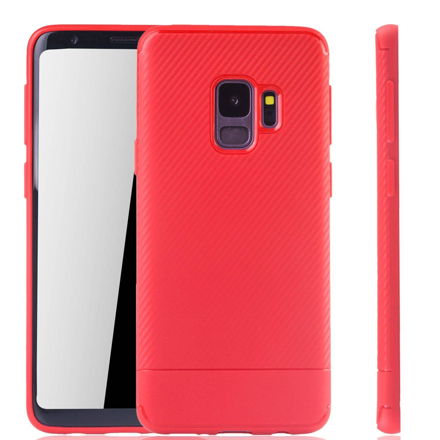 Samsung Galaxy S9 Handyhülle Backcover Rot