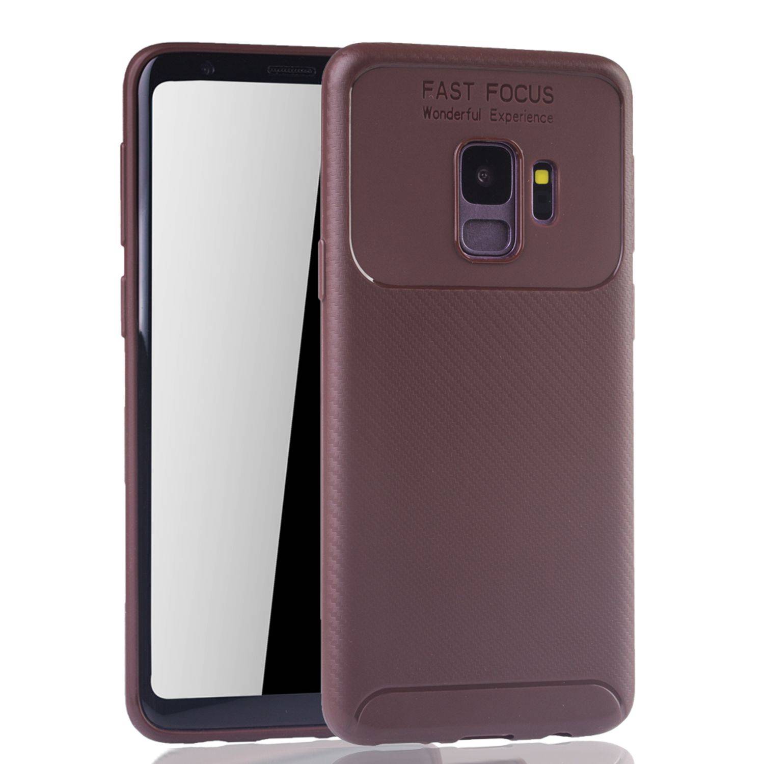Samsung Galaxy S9 Handyhülle Backcover Braun