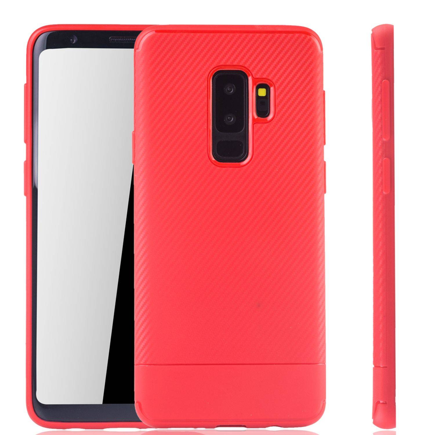 Samsung Galaxy S9 Plus Handyhülle Backcover Rot