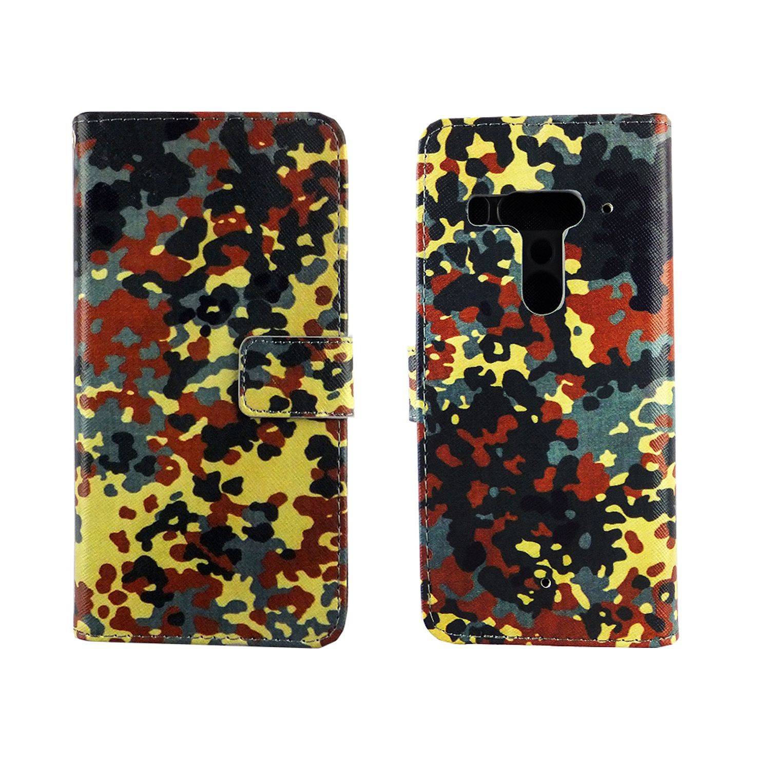 HTC U12 Plus Handyhülle Bookcover Mehrfarbig