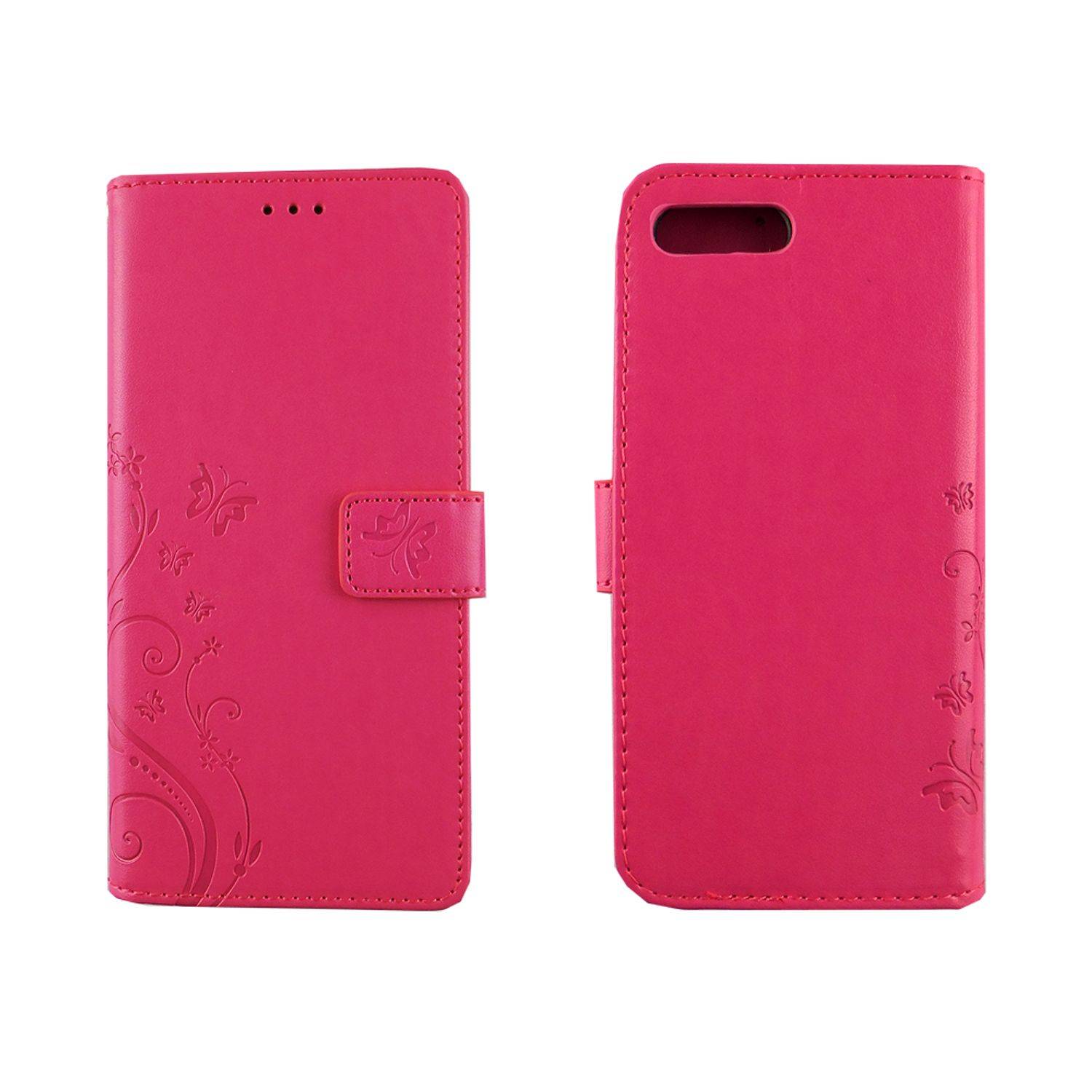 Huawei Honor 10 Handyhülle Bookcover Rosa