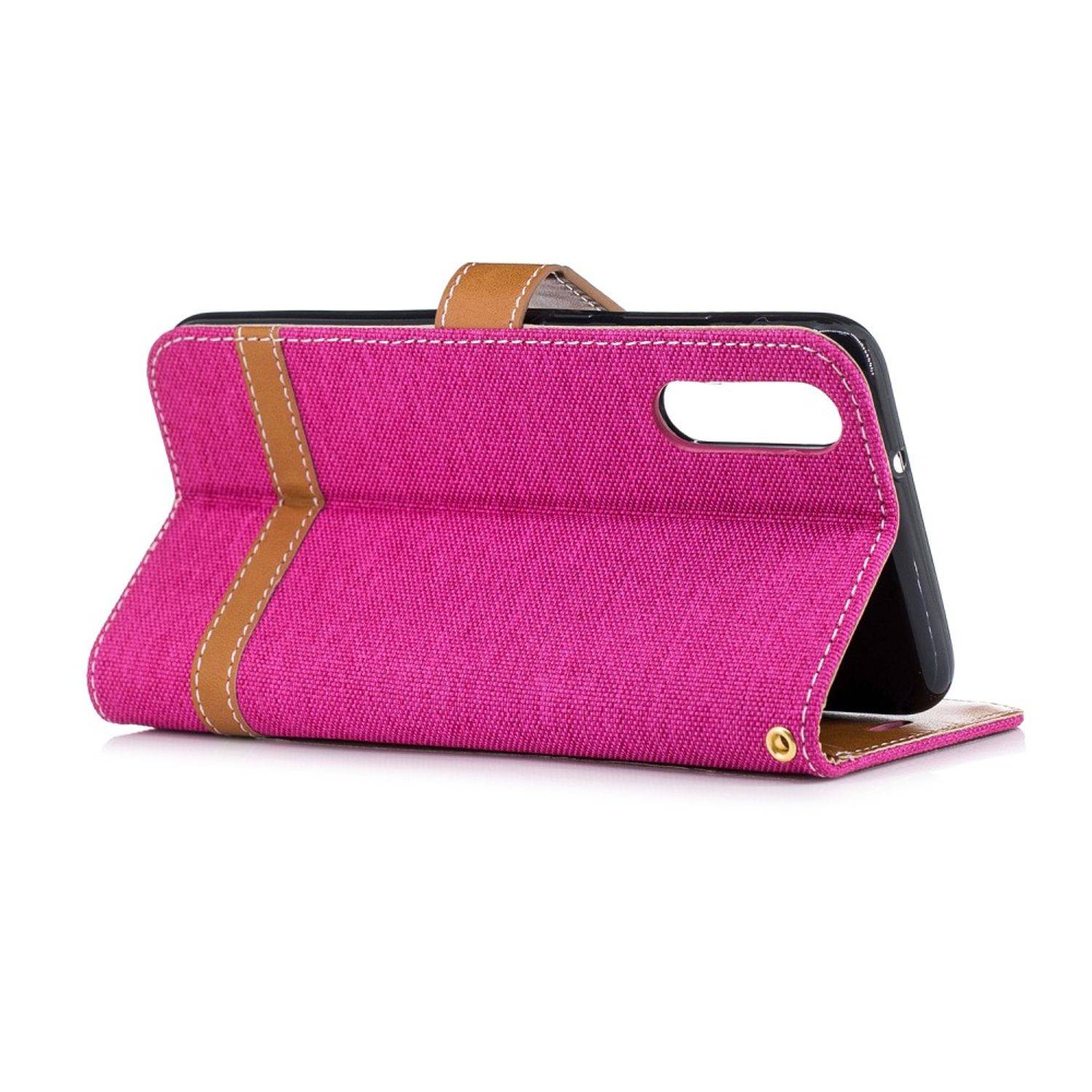 Huawei P20 Handyhülle Bookcover Rosa