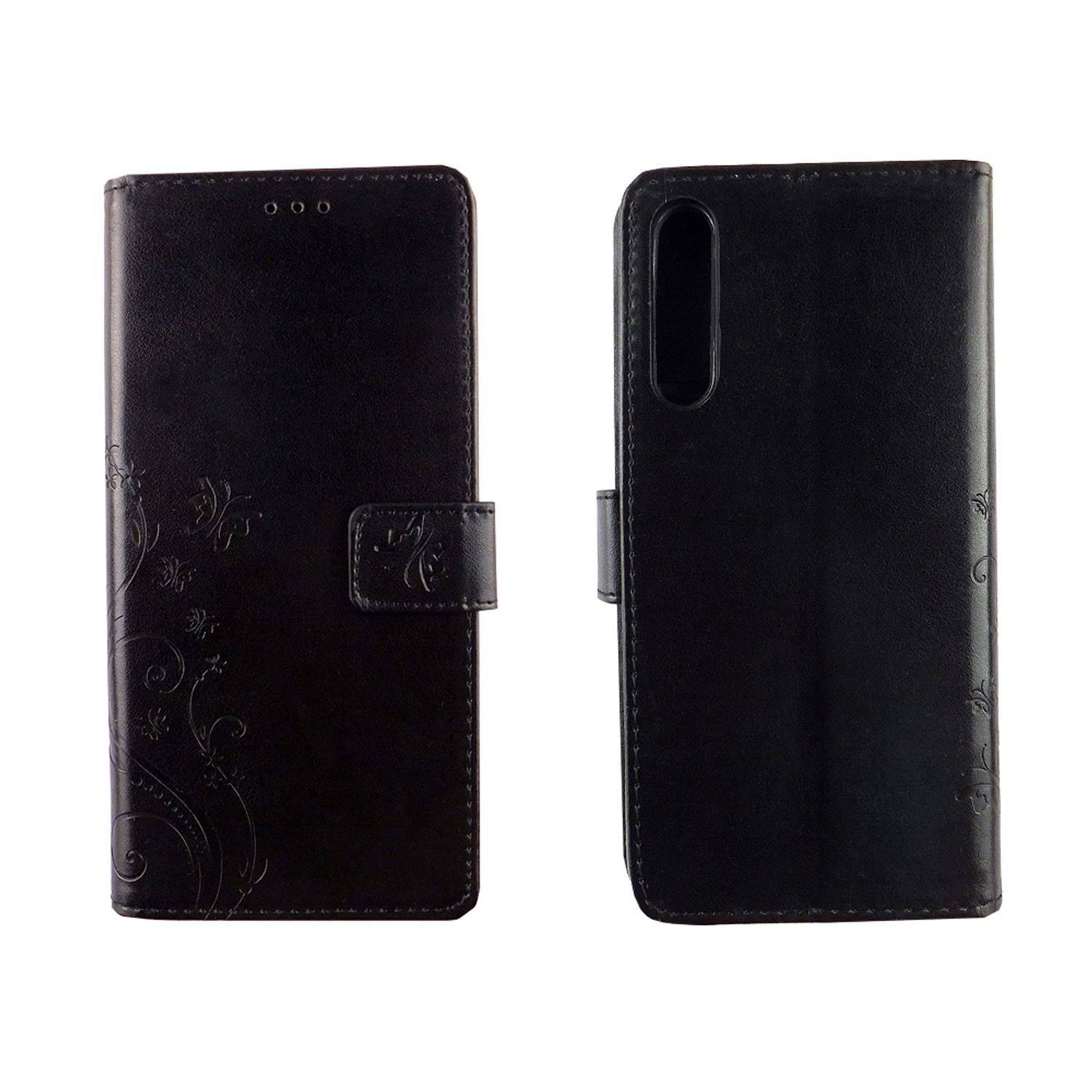 Huawei P20 Pro Handyhülle Bookcover Schwarz