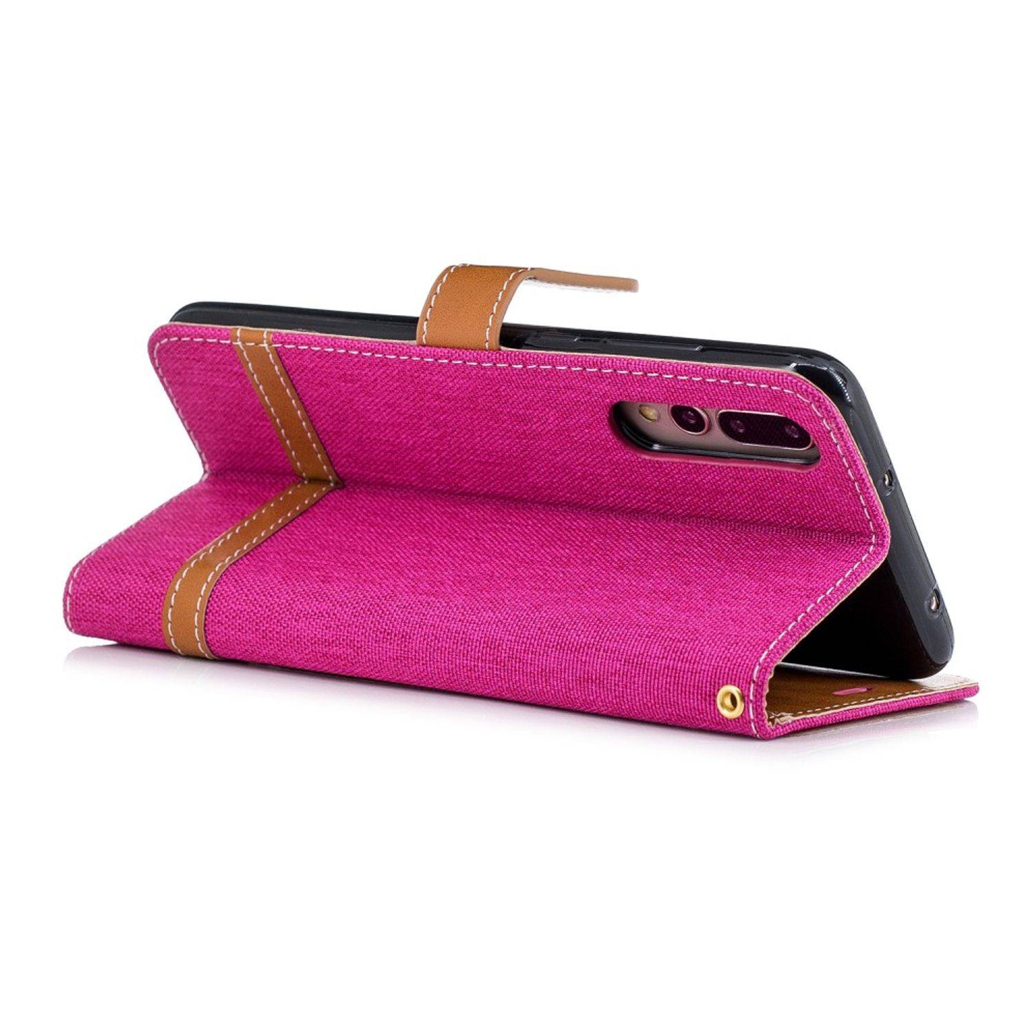 Huawei P20 Pro Handyhülle Bookcover Rosa