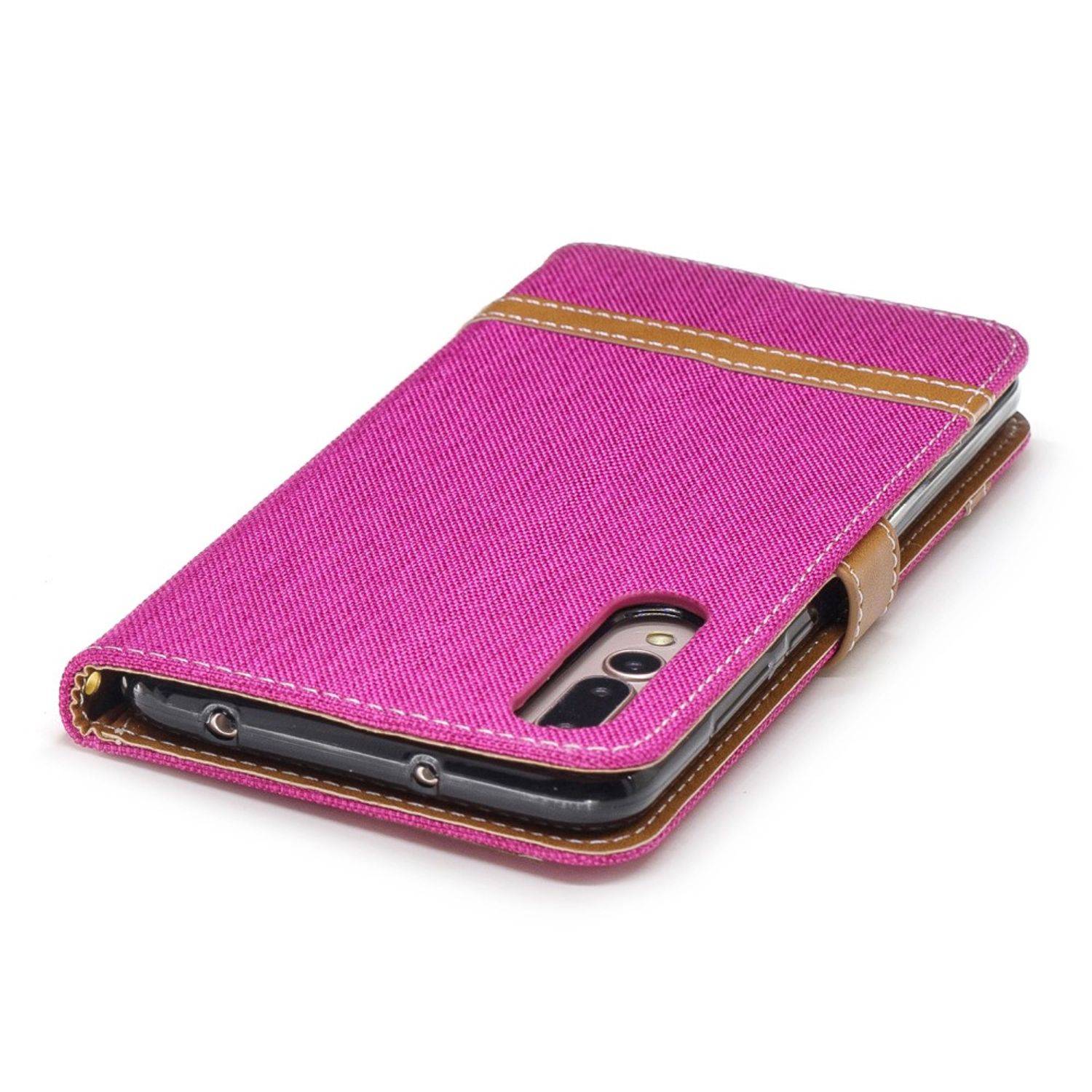 Huawei P20 Pro Handyhülle Bookcover Rosa