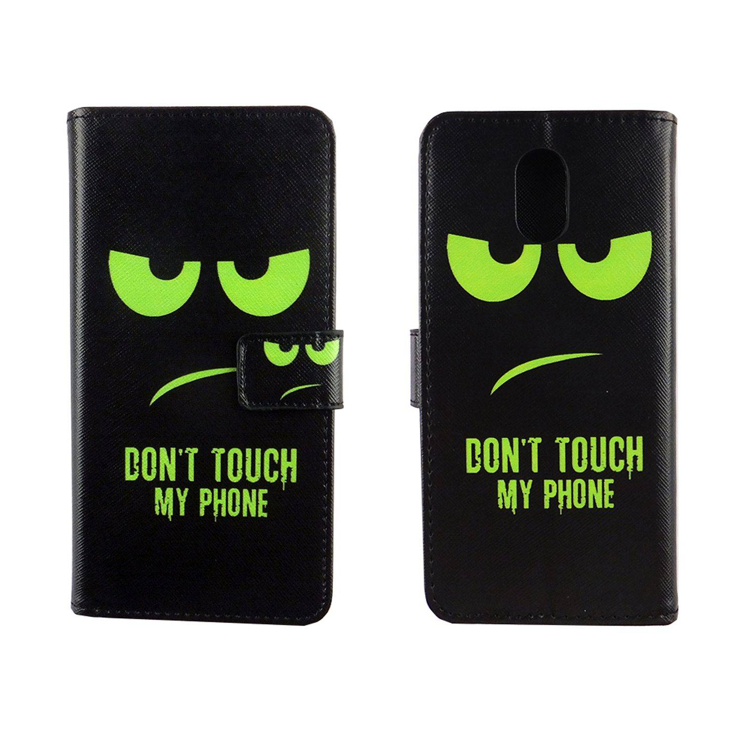Wiko Lenny 5 Handyhülle Bookcover Grün