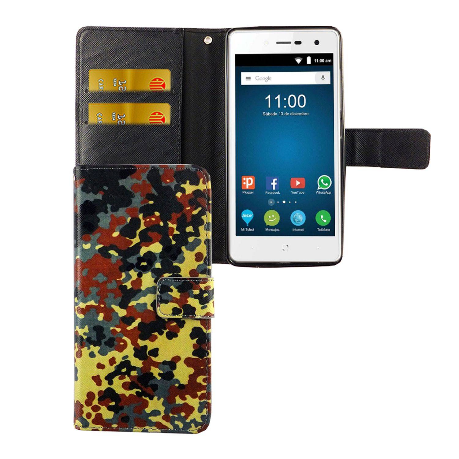 ZTE Blade L7 Handyhülle Bookcover Mehrfarbig
