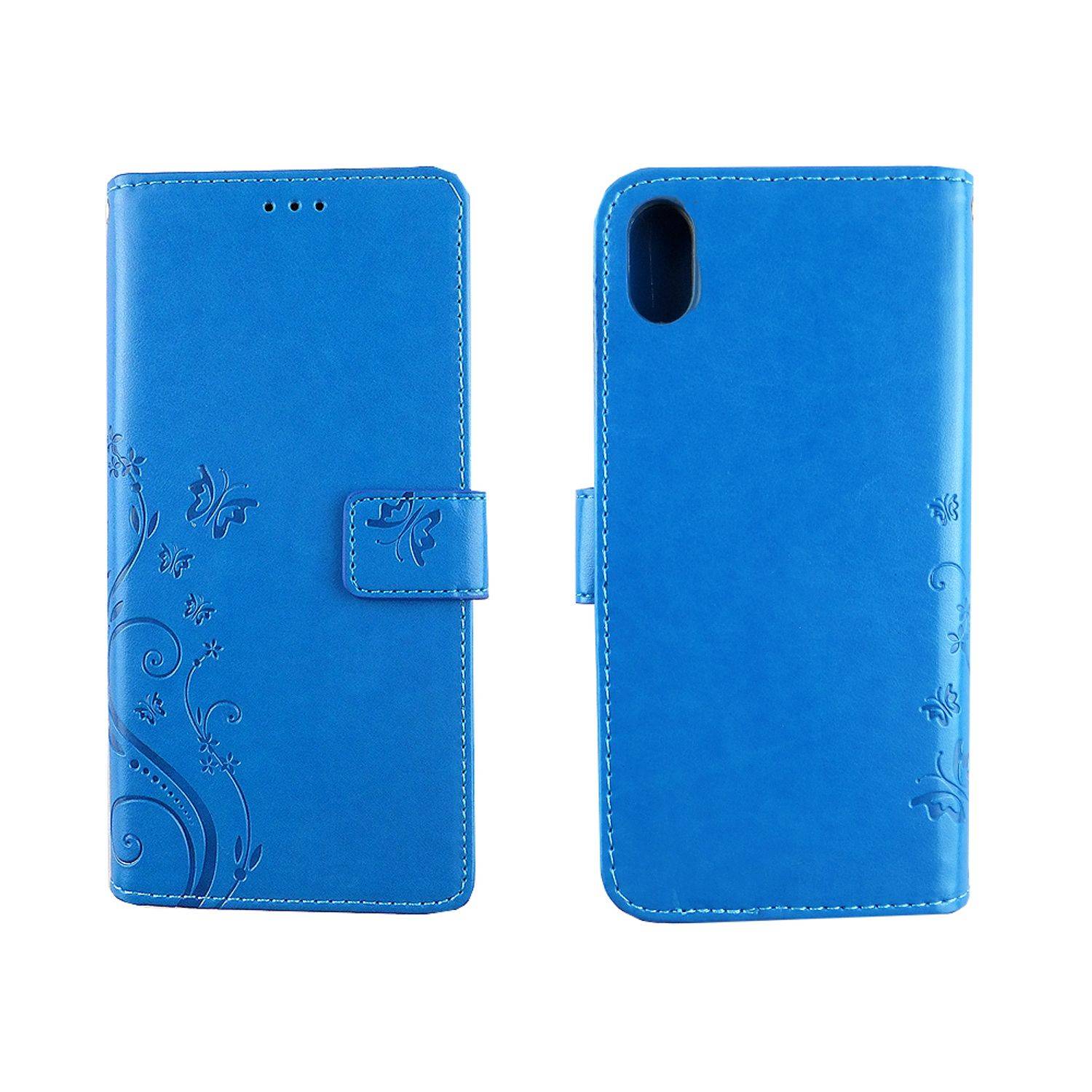 Apple iPhone XR Handyhülle Bookcover Blau