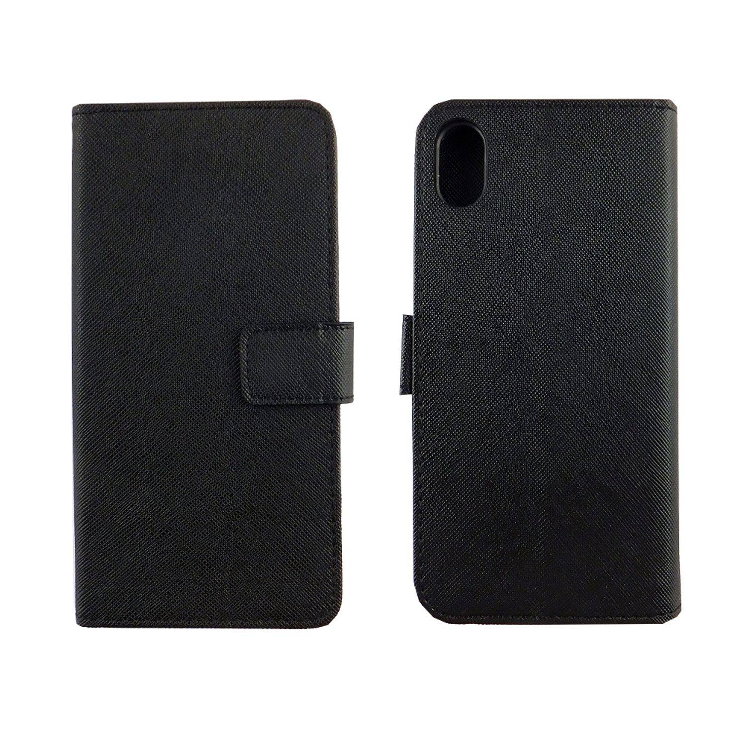 Apple iPhone XR Handyhülle Bookcover Schwarz