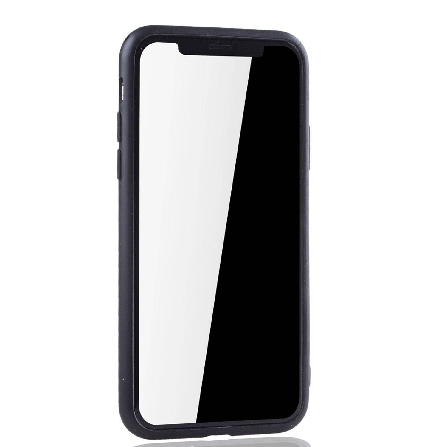 Apple iPhone XS Handyhülle Backcover Schwarz