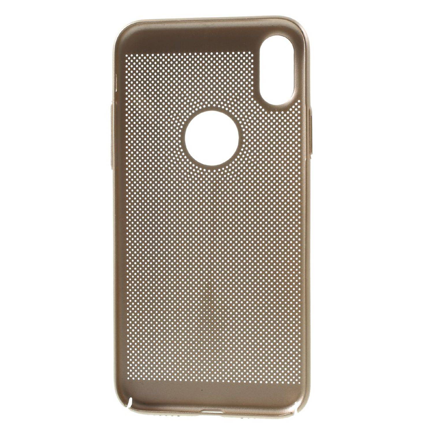 Apple iPhone XS Handyhülle Backcover Rot