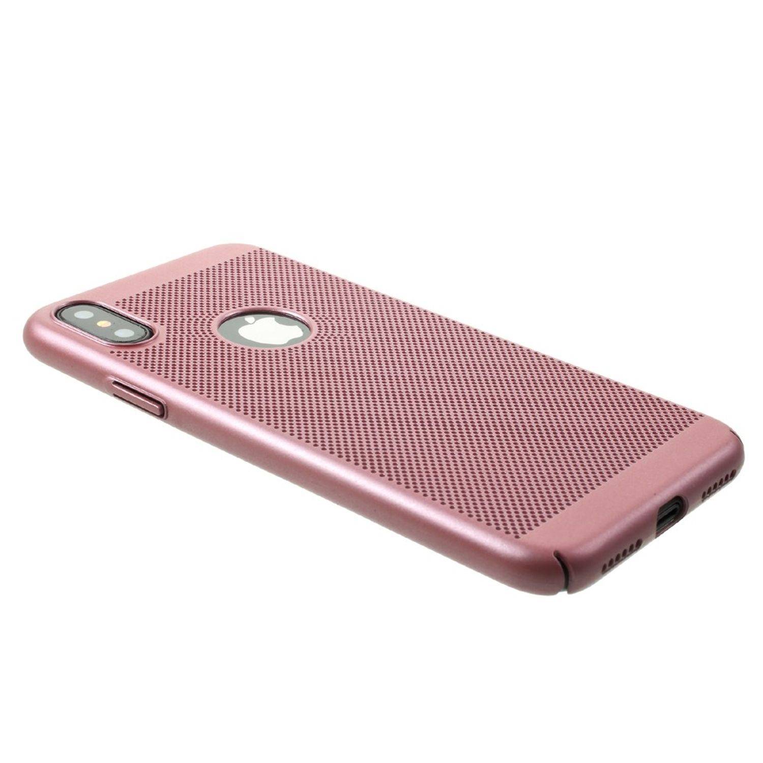 Apple iPhone XS Handyhülle Backcover Rosa