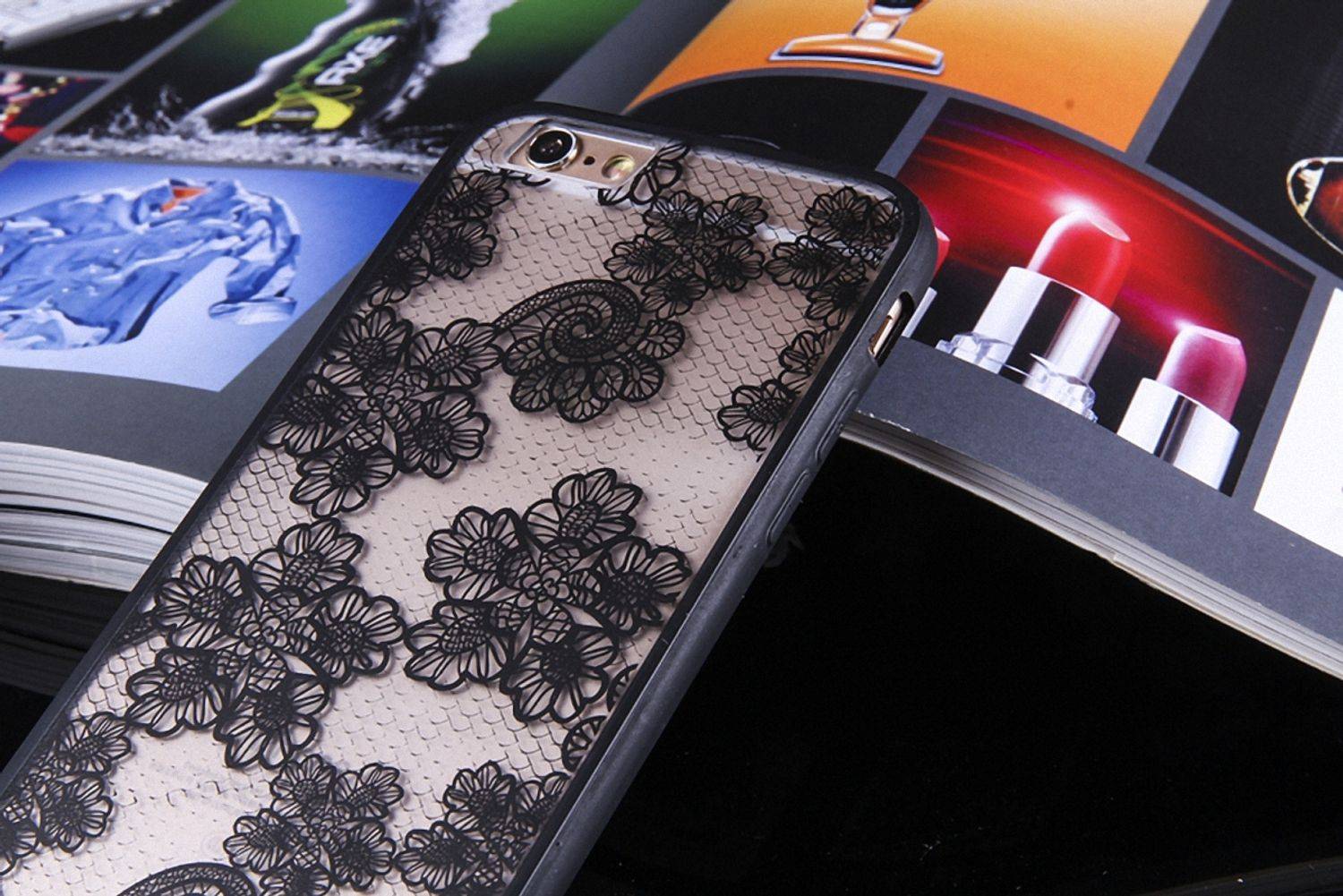 Samsung Galaxy S7 Edge Handyhülle Backcover Schwarz