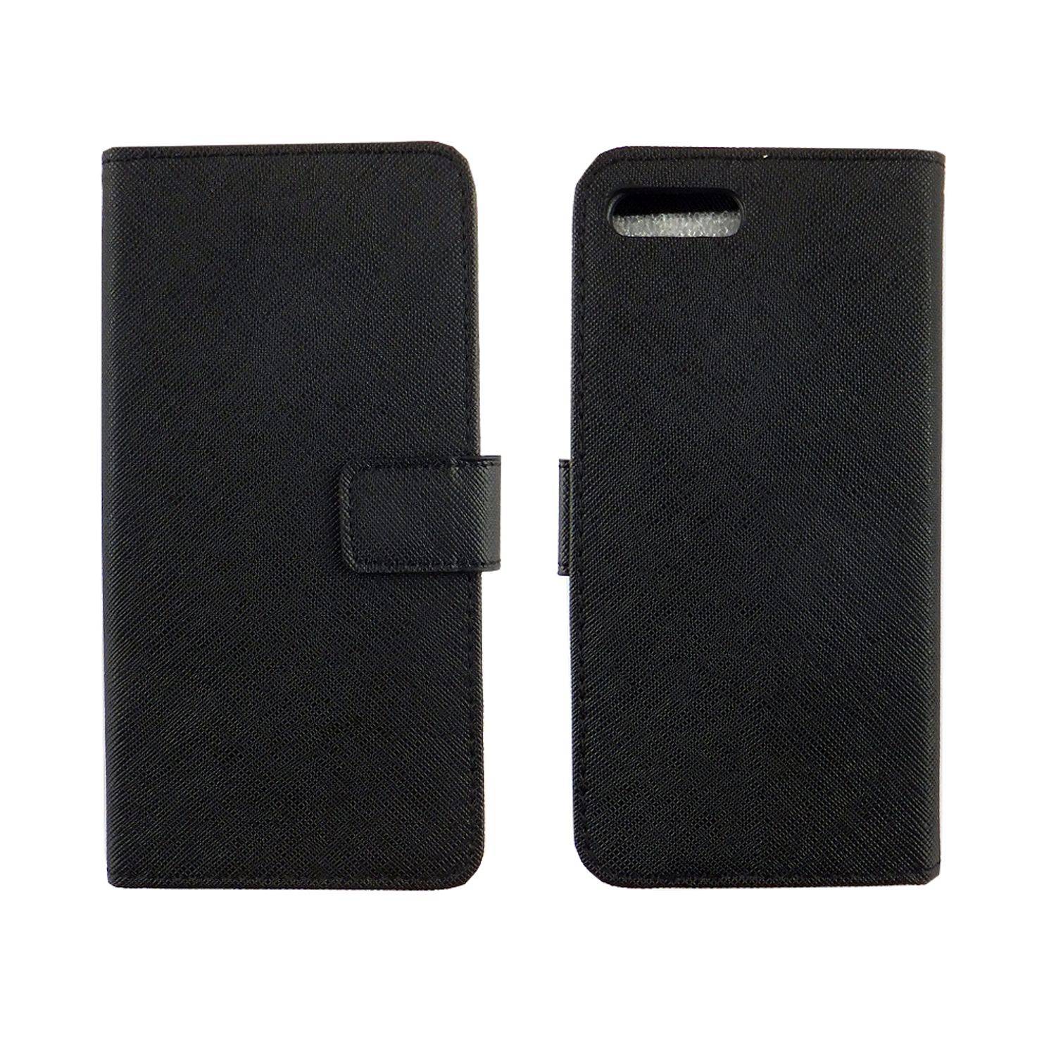 Huawei Honor 10 Handyhülle Bookcover Schwarz