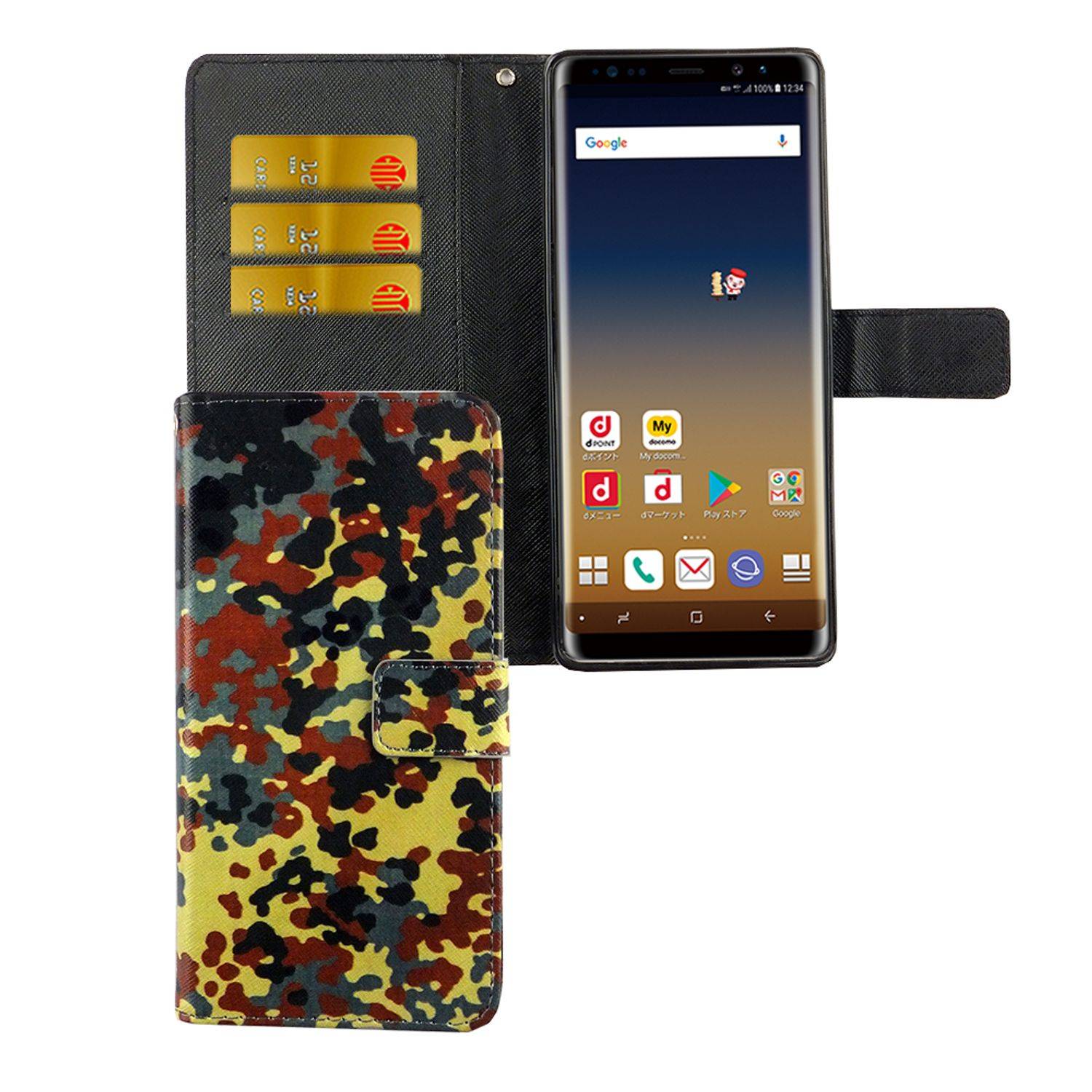 Samsung Galaxy Note 8 Handyhülle Bookcover Mehrfarbig