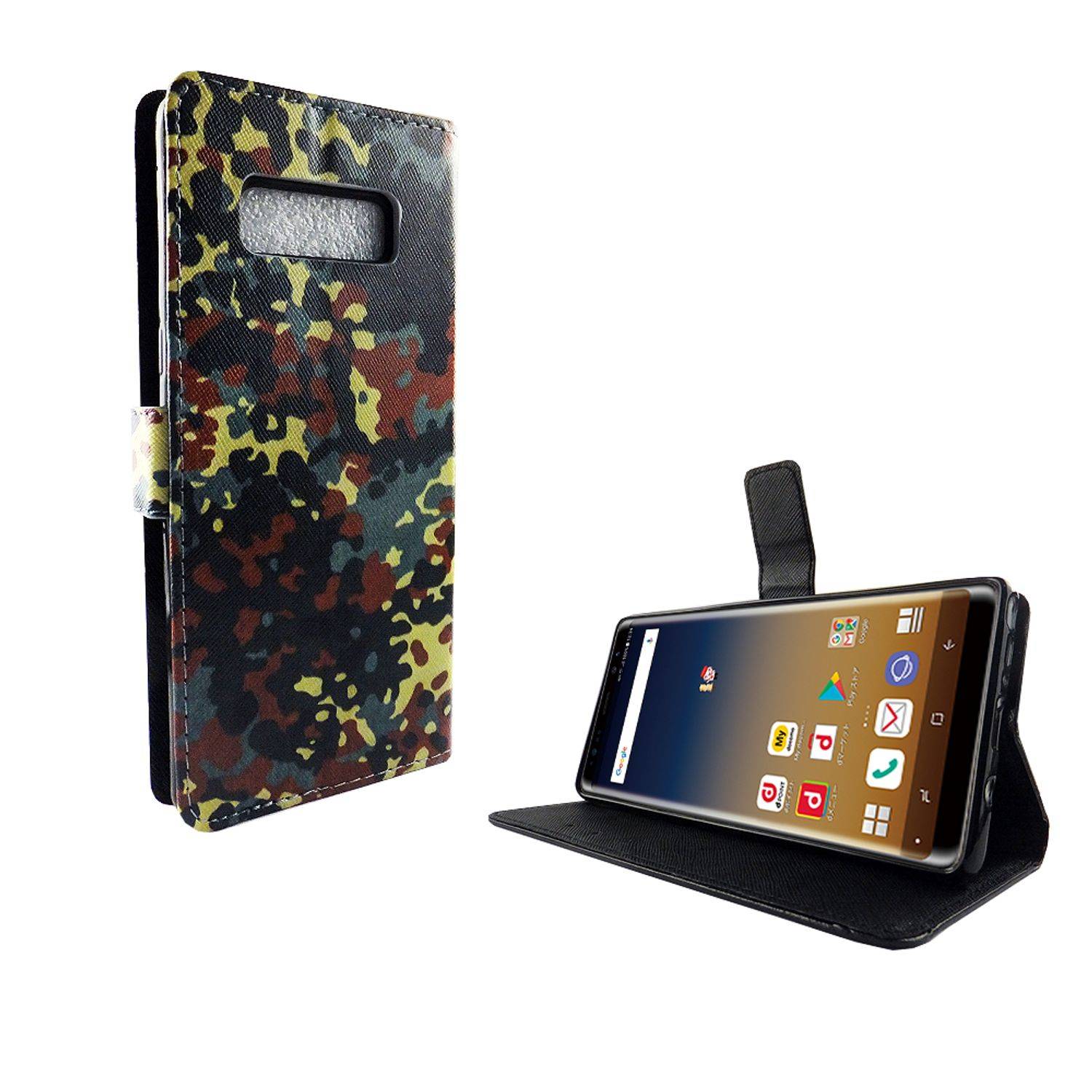 Samsung Galaxy Note 8 Handyhülle Bookcover Mehrfarbig