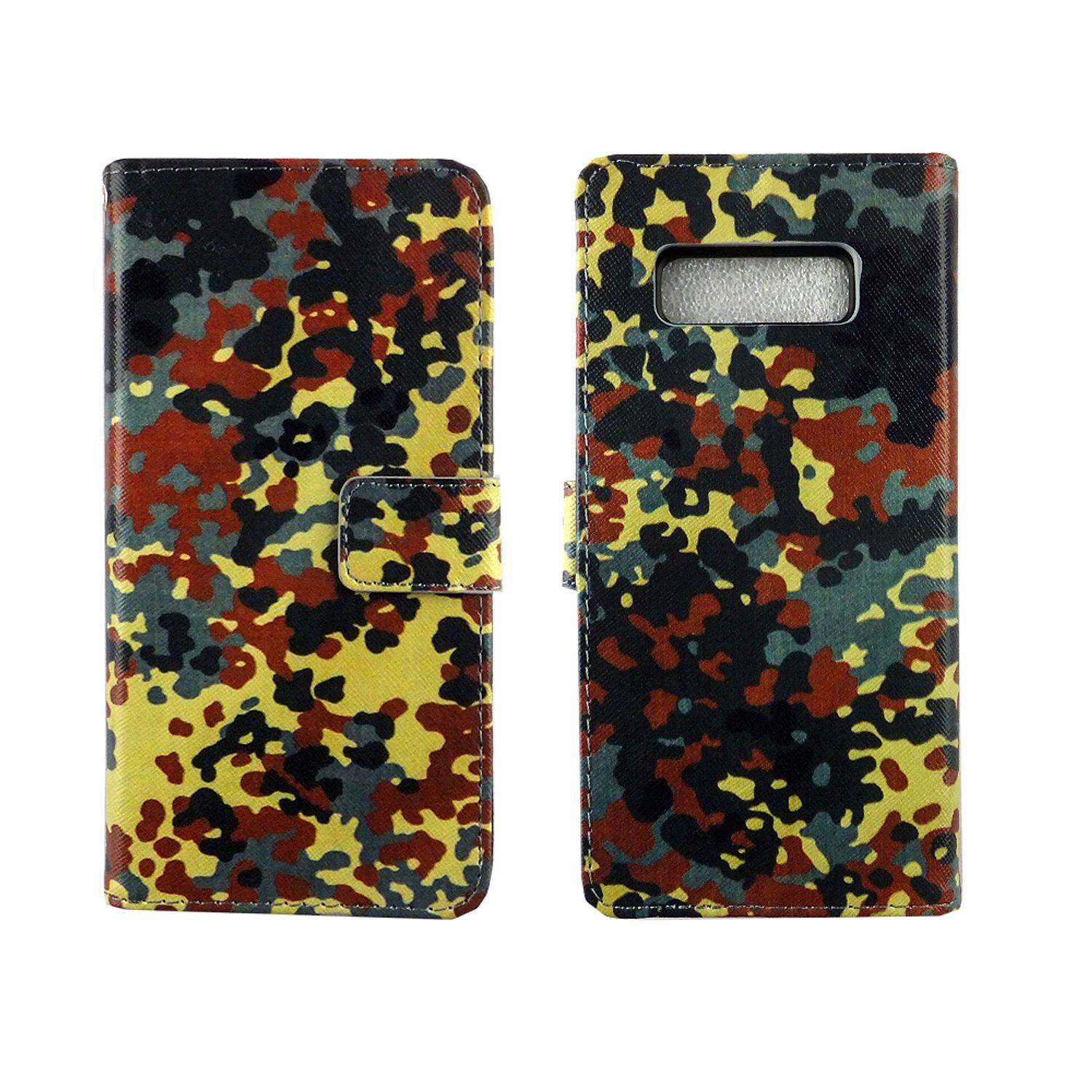 Samsung Galaxy Note 8 Handyhülle Bookcover Mehrfarbig