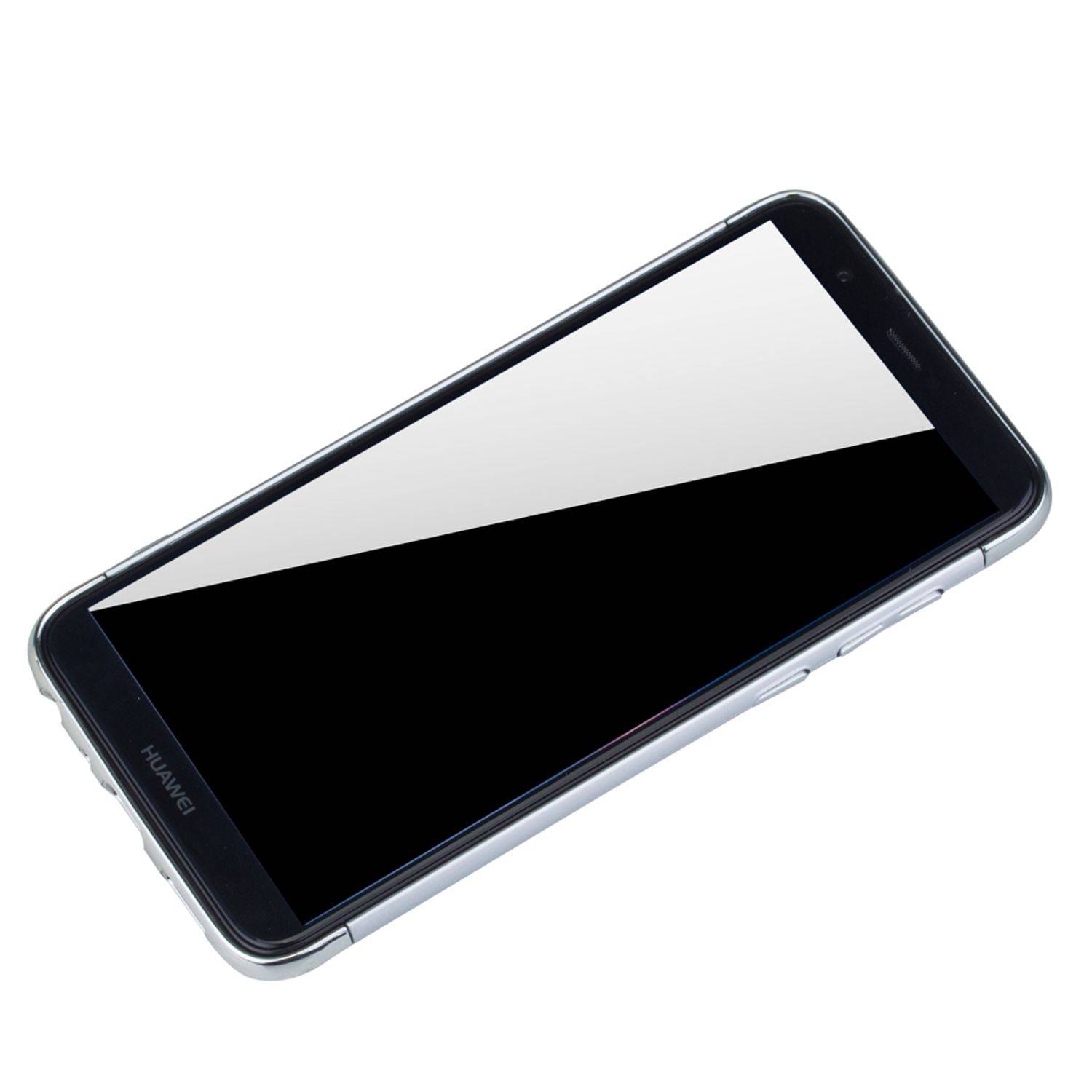 Huawei Honor 7s Handyhülle Backcover Silber