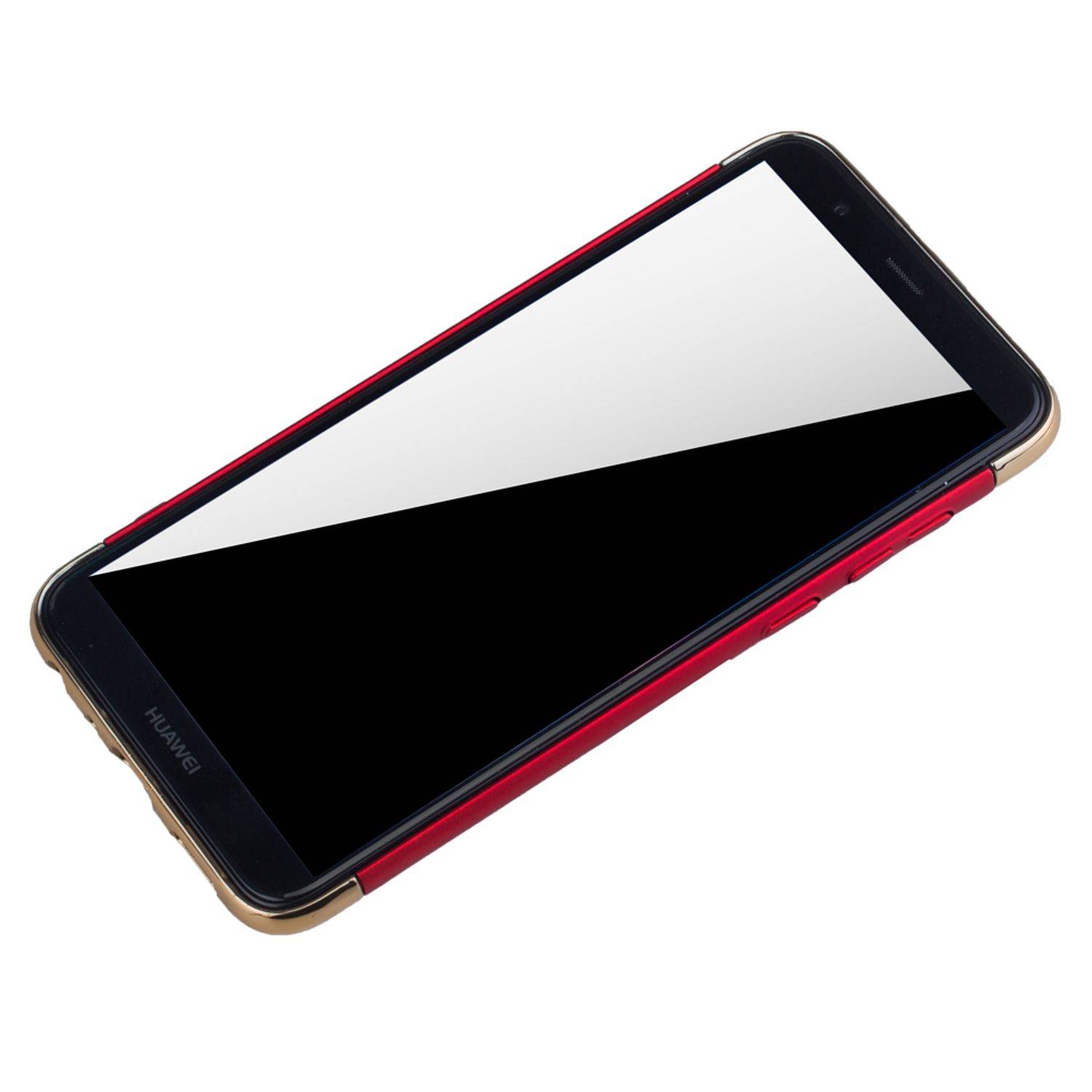 Huawei Honor 7s Handyhülle Backcover Rot