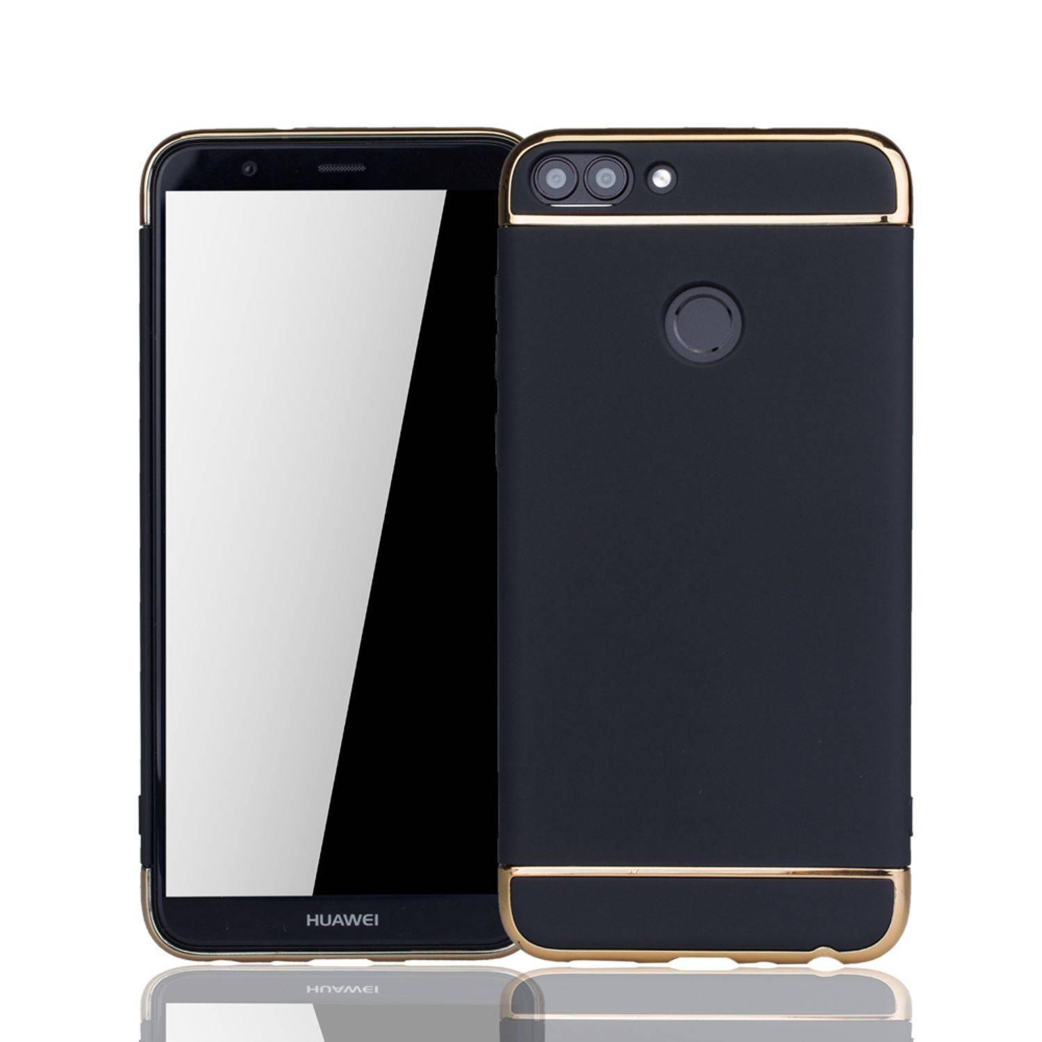 Huawei Honor 7s Handyhülle Backcover Schwarz