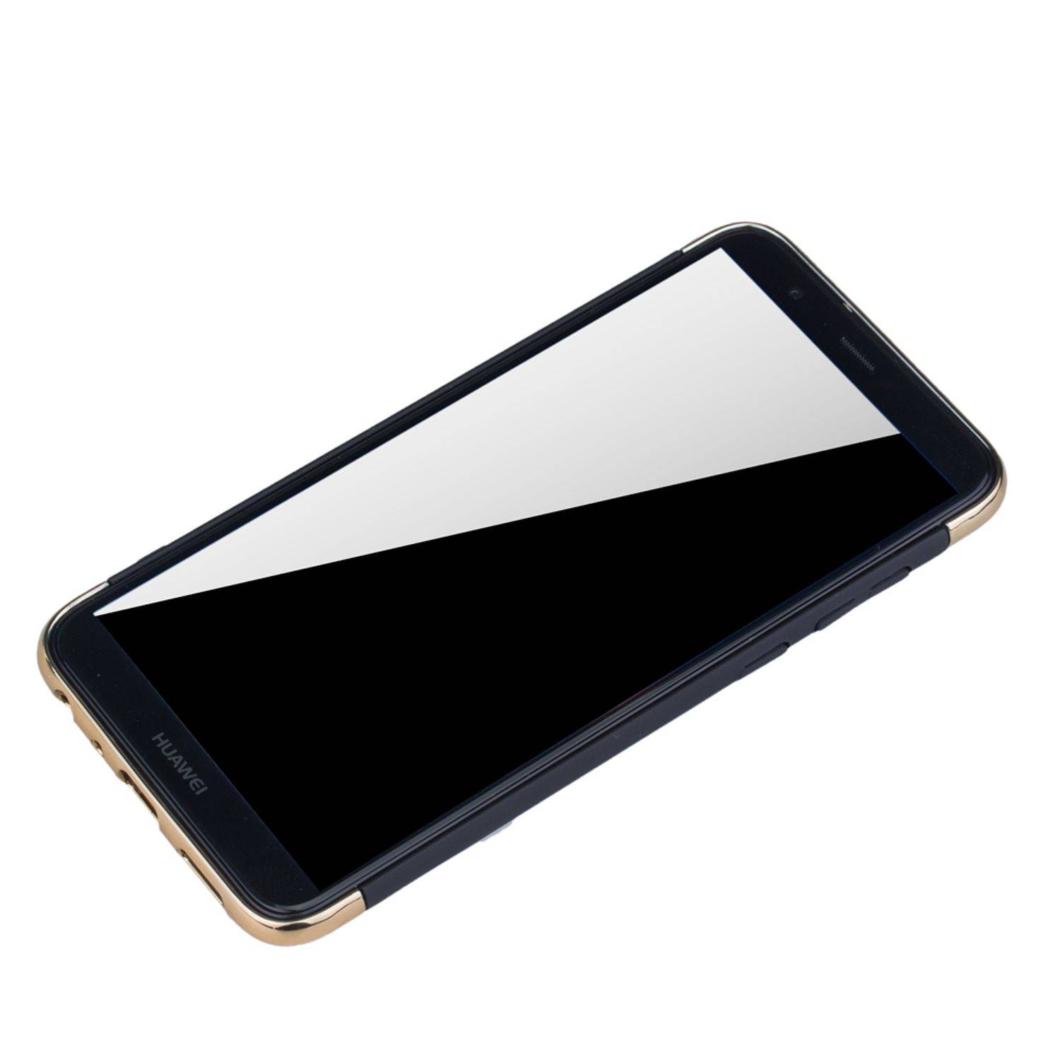 Huawei Honor 7s Handyhülle Backcover Schwarz