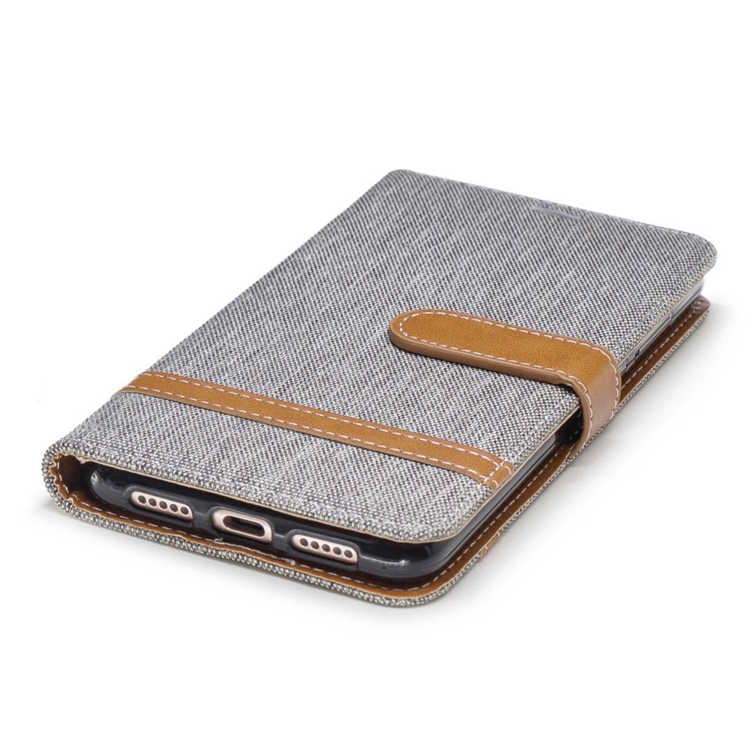 Huawei P20 Pro Handyhülle Bookcover Grau