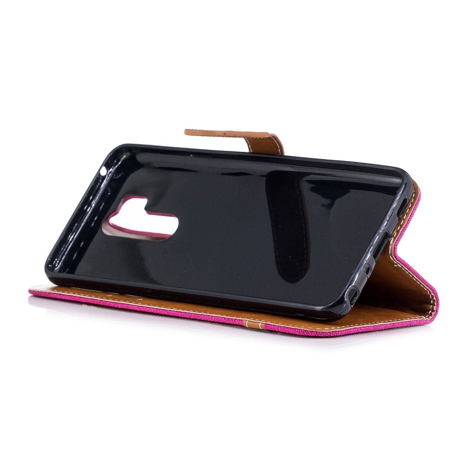 LG G7 Handyhülle Bookcover Rosa
