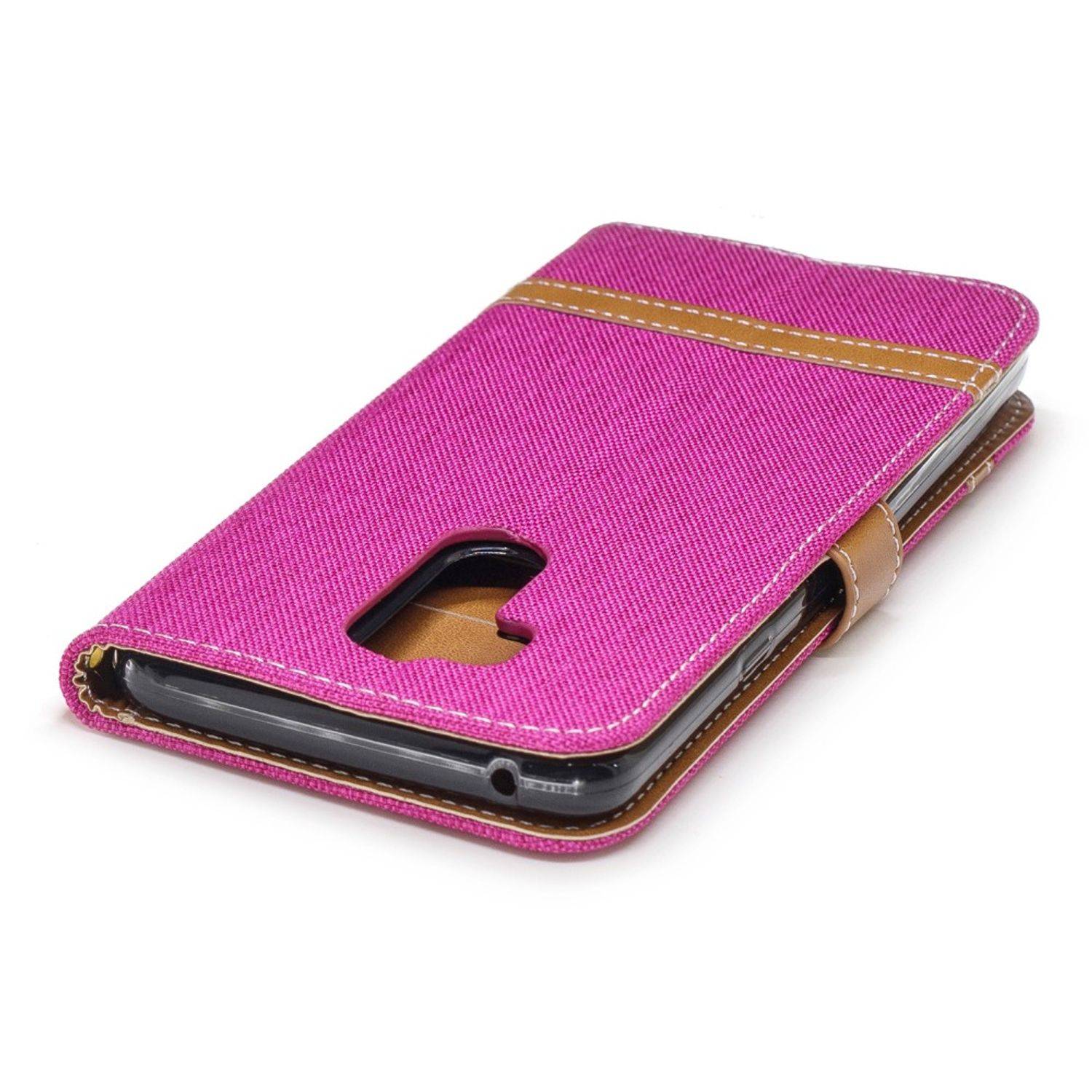 LG G7 Handyhülle Bookcover Rosa