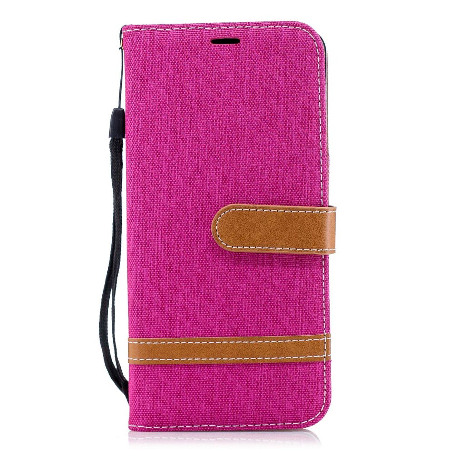 LG G7 Handyhülle Bookcover Rosa
