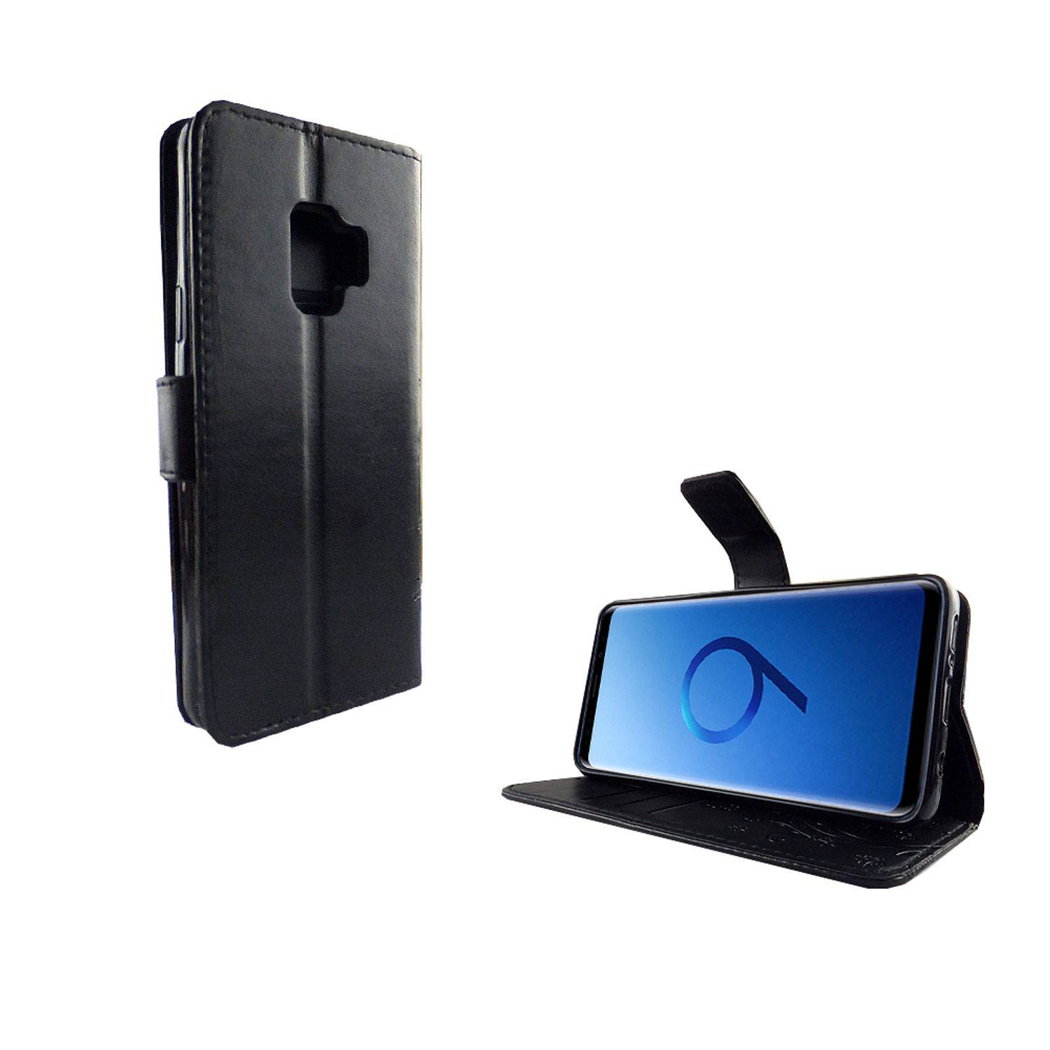 Samsung Galaxy S9 Handyhülle Bookcover Schwarz