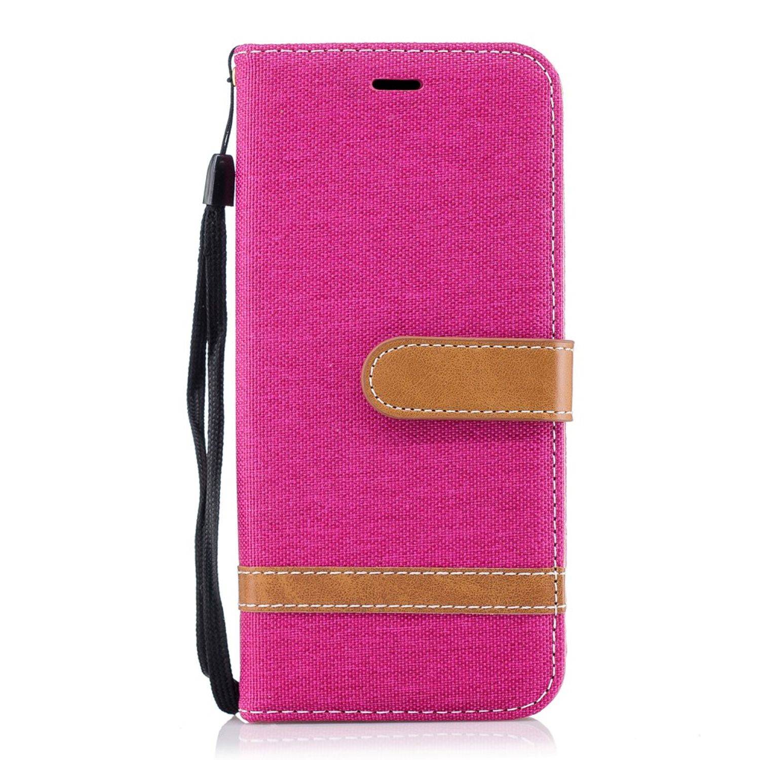 Samsung Galaxy S9 Handyhülle Bookcover Rosa