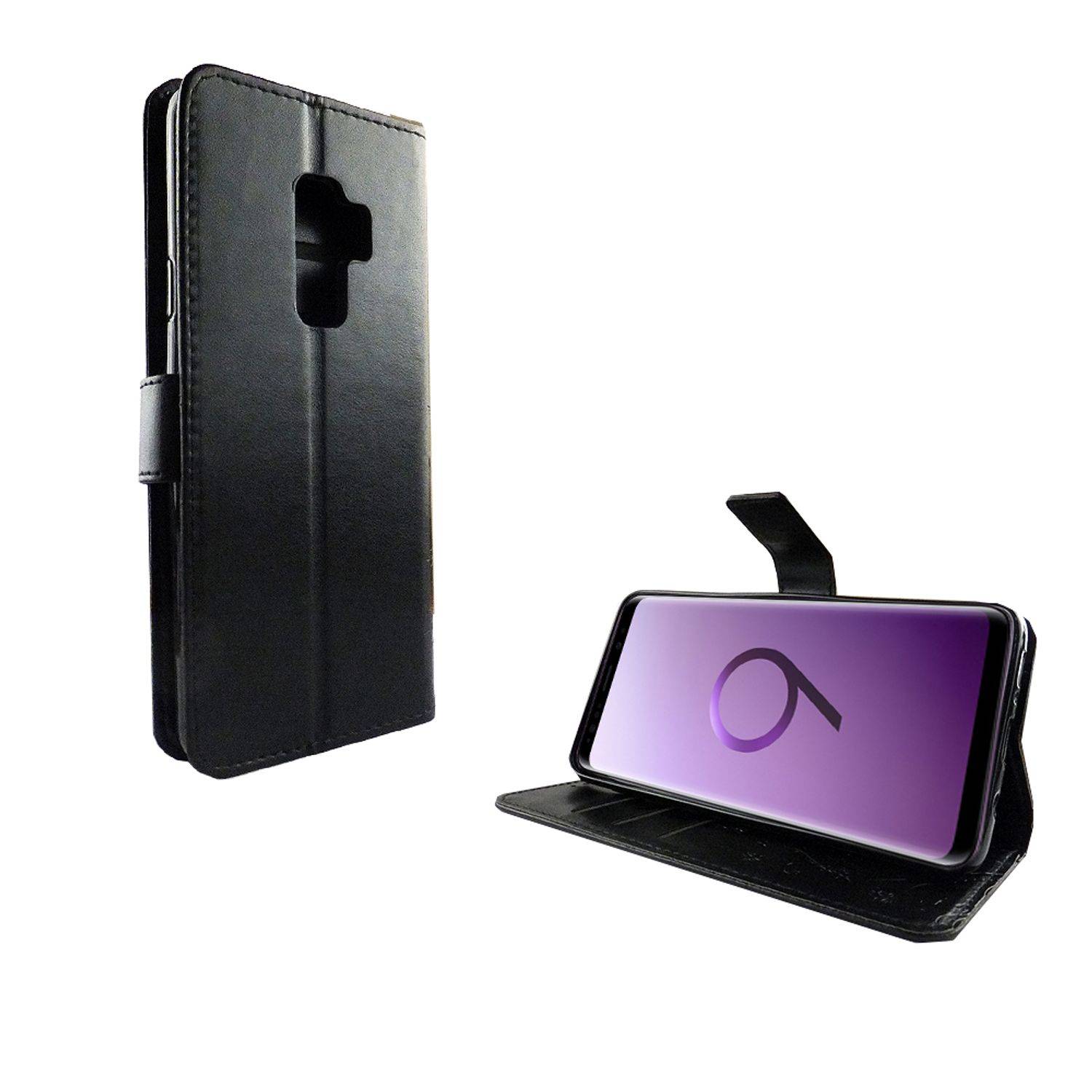 Samsung Galaxy S9 Plus Handyhülle Bookcover Schwarz