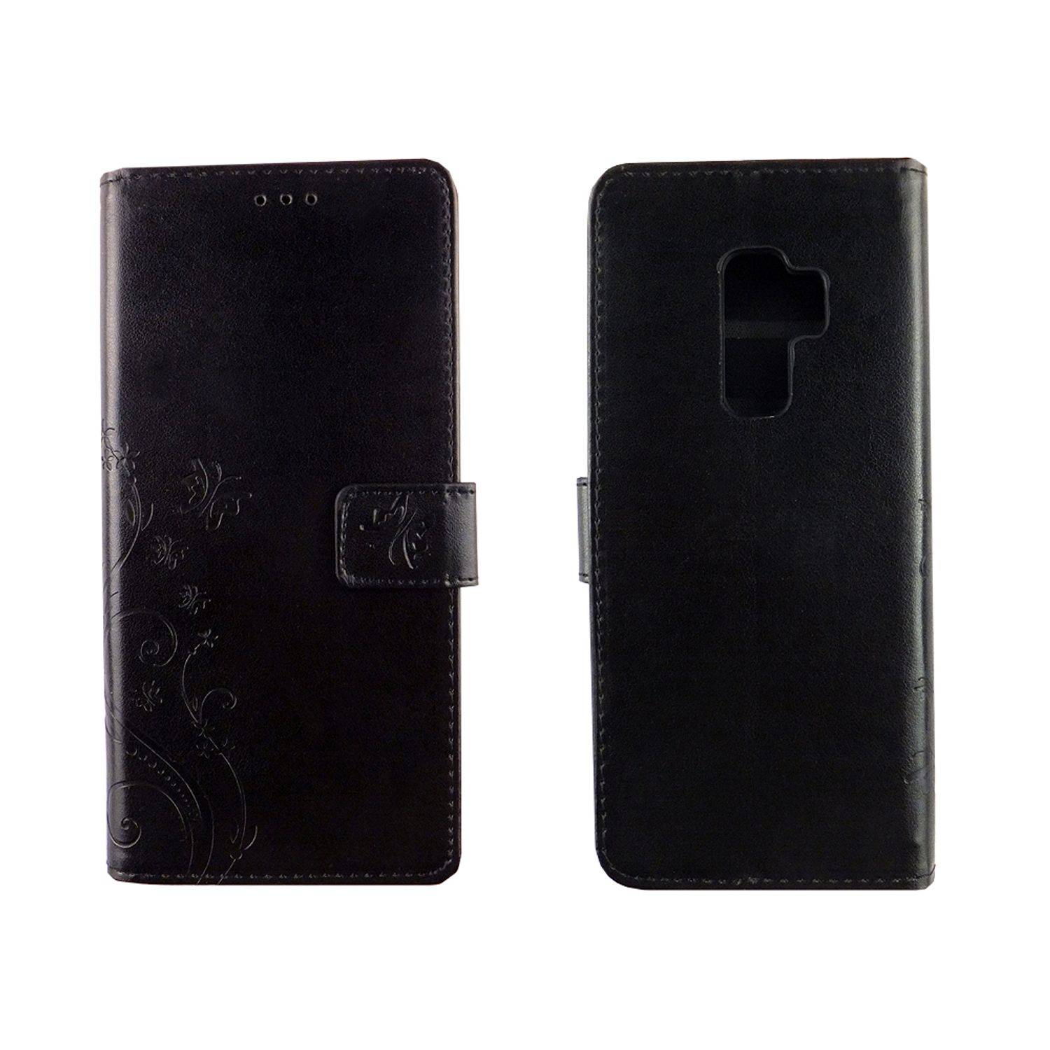 Samsung Galaxy S9 Plus Handyhülle Bookcover Schwarz