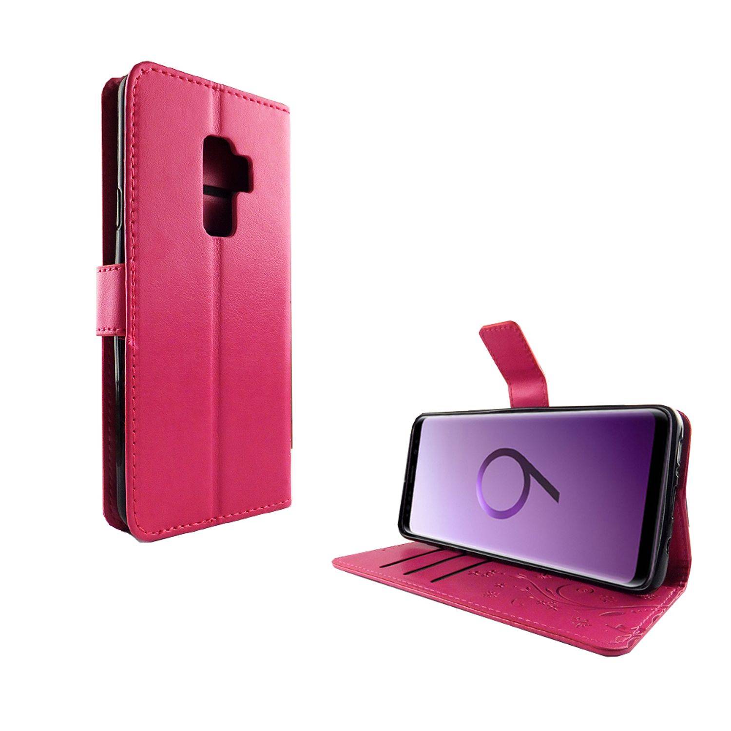 Samsung Galaxy S9 Plus Handyhülle Bookcover Rosa